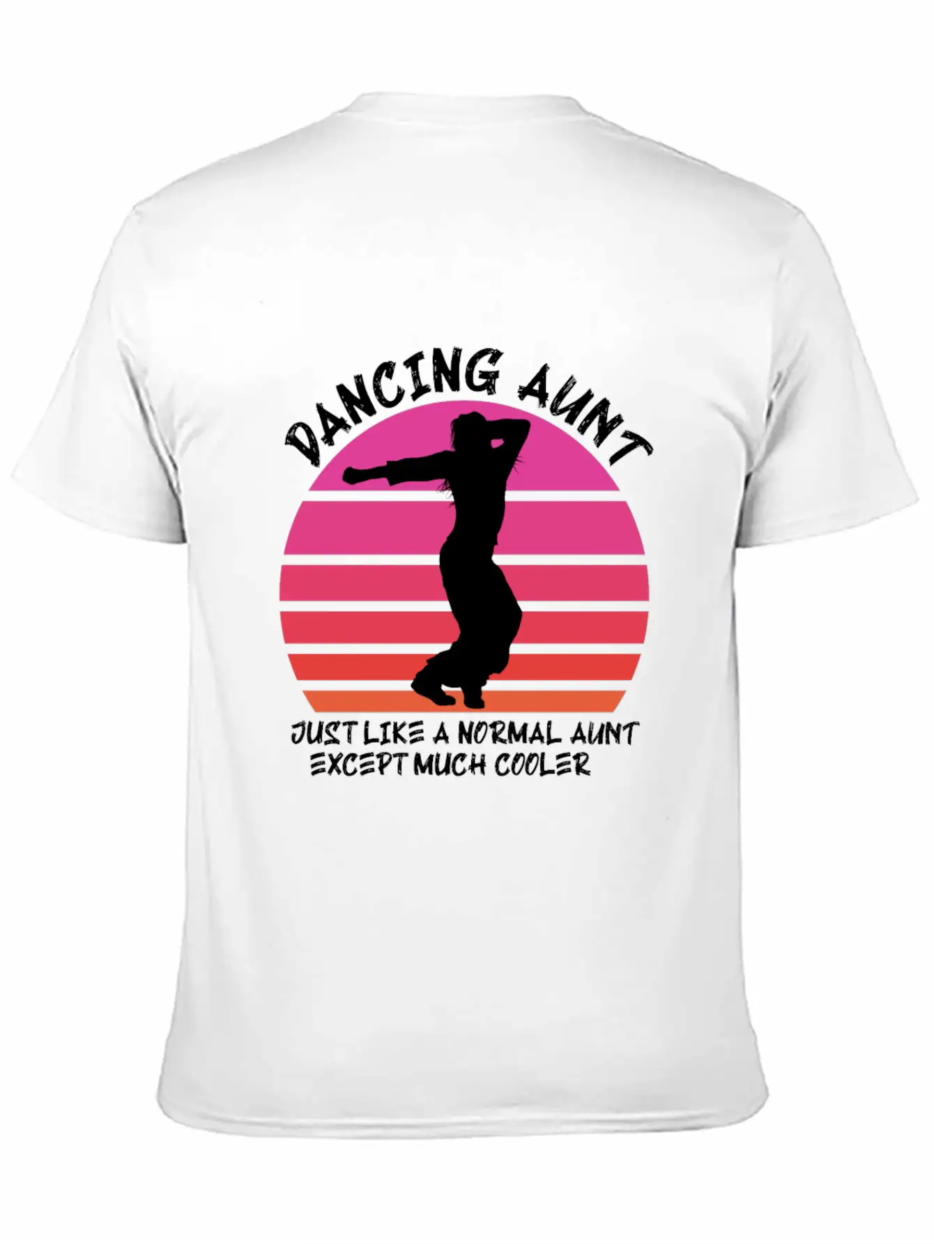Dancing Aunt Basic Graphic T-Shirt – Daily Comfort In Soft Cotton