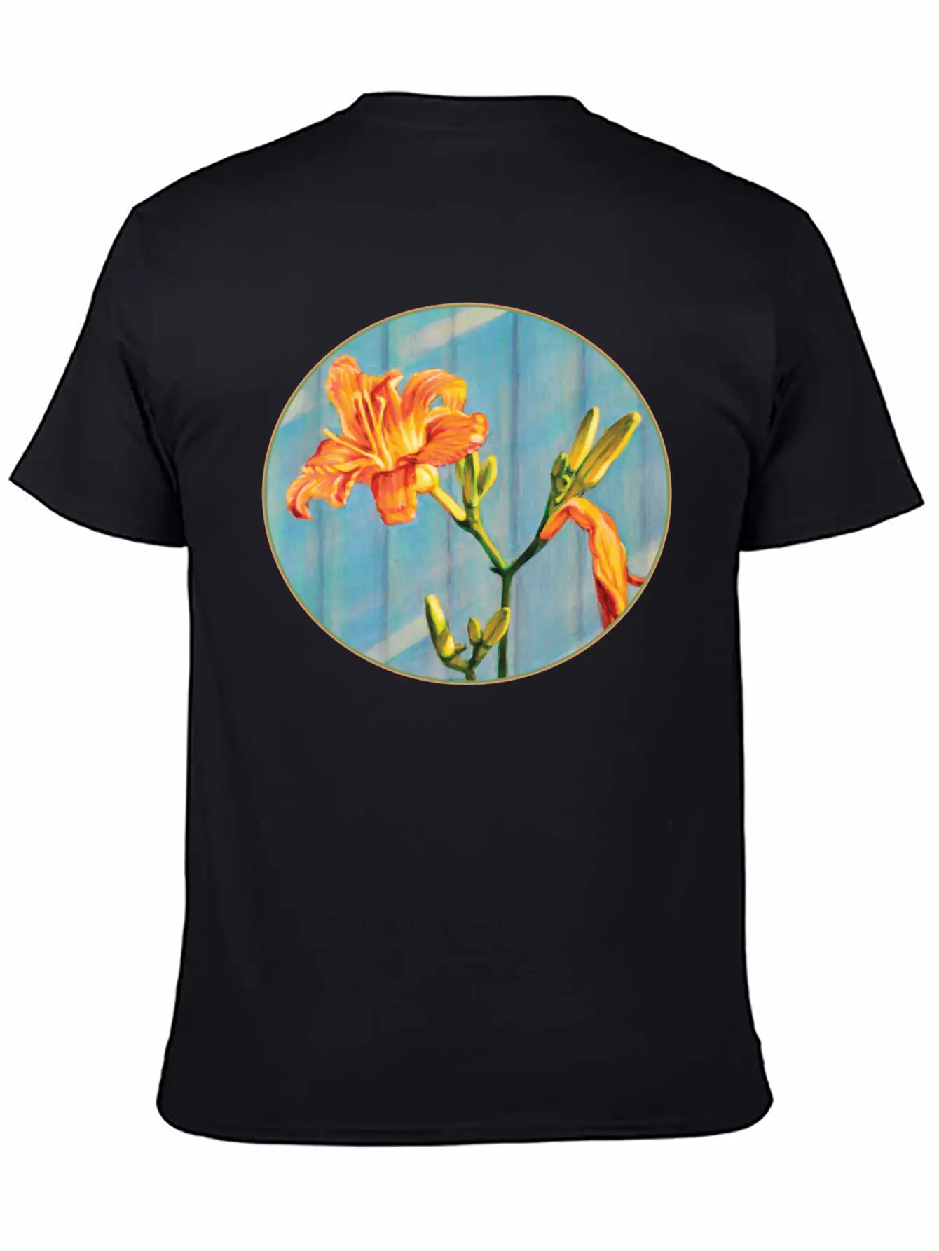 Day Lily Cycle Casual Graphic T-Shirt – Simple And Comfortable Daily Wear