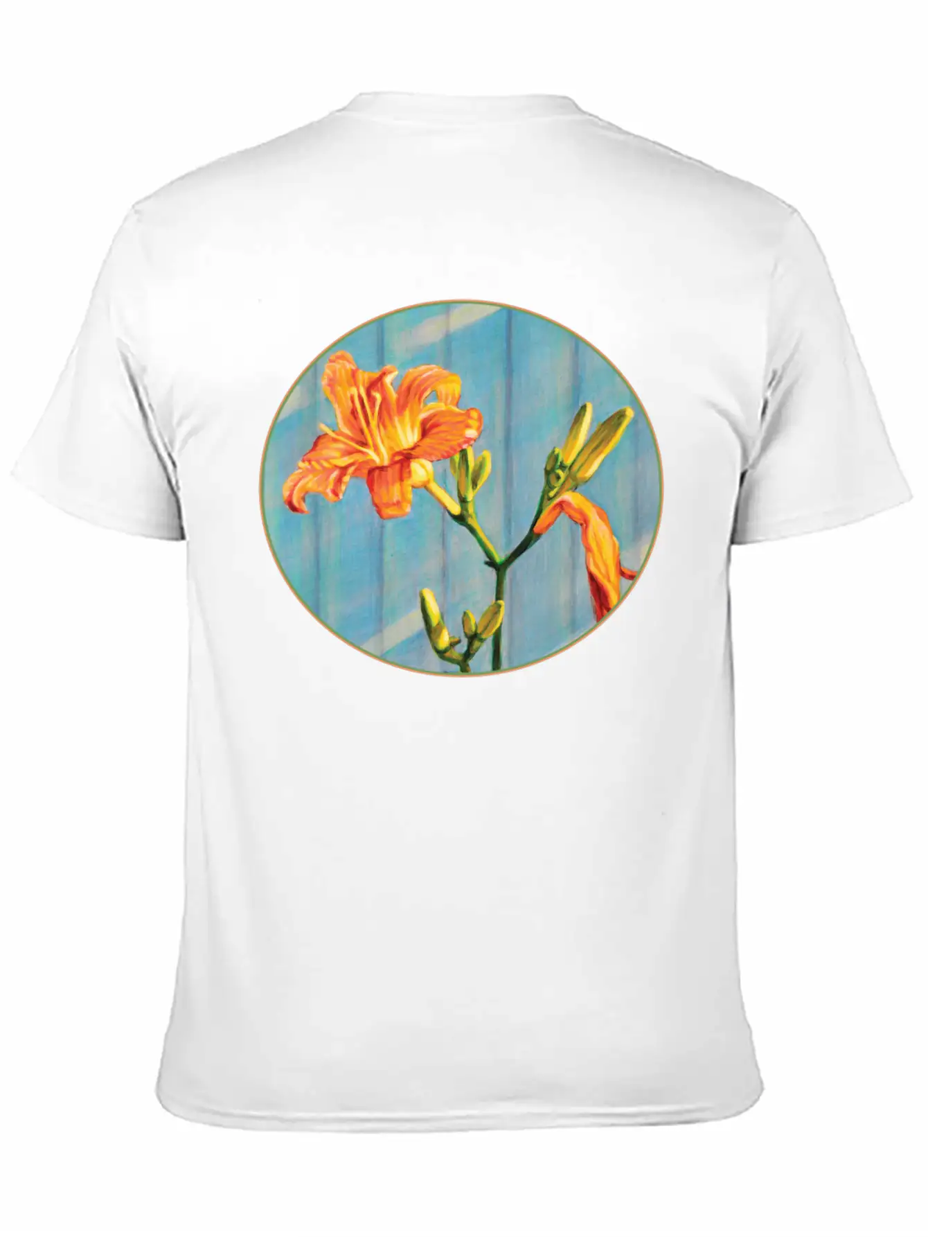 Day Lily Cycle Casual Graphic T-Shirt – Simple And Comfortable Daily Wear