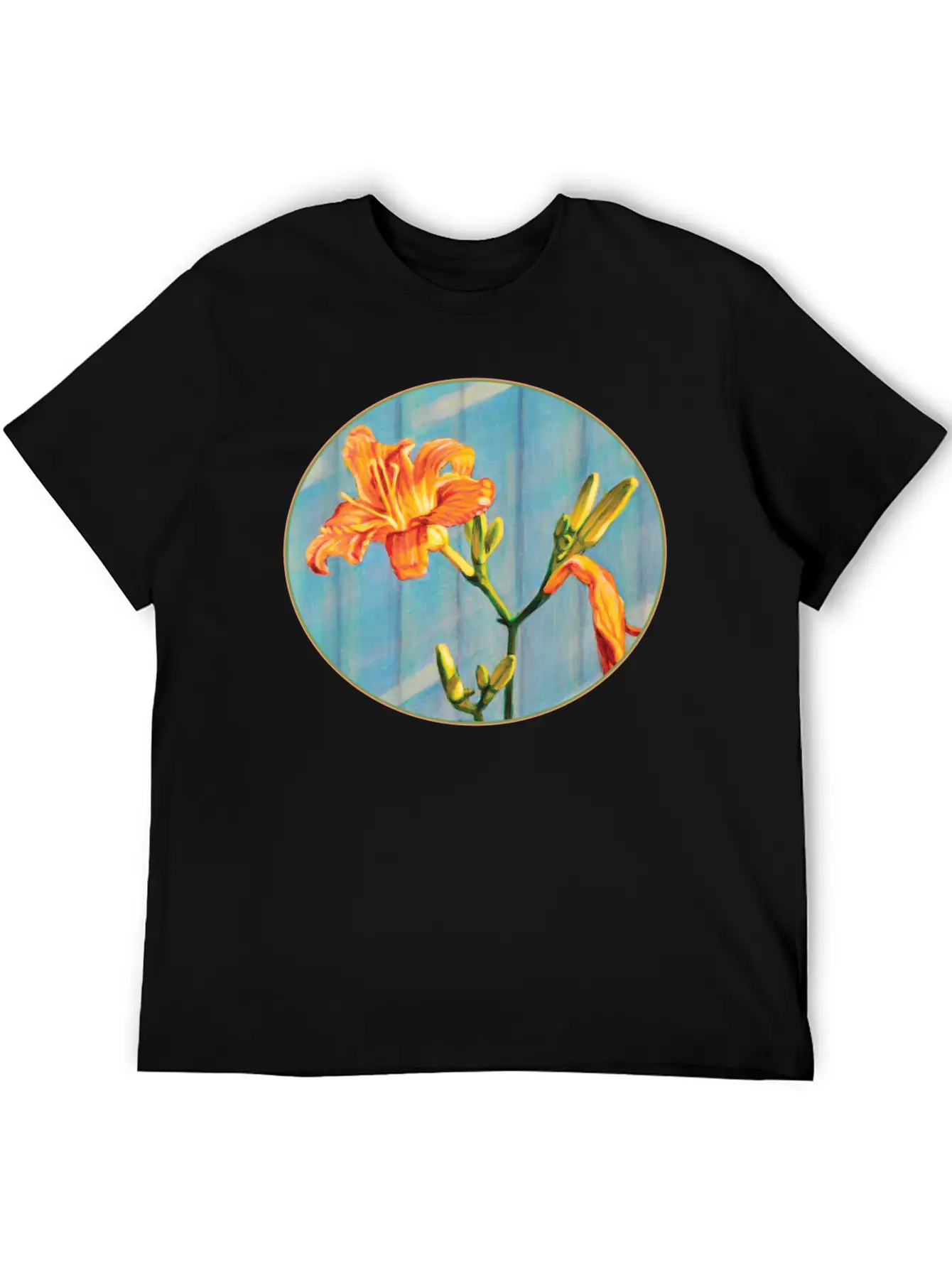 Day Lily Cycle Casual Graphic T-Shirt – Simple And Comfortable Daily Wear