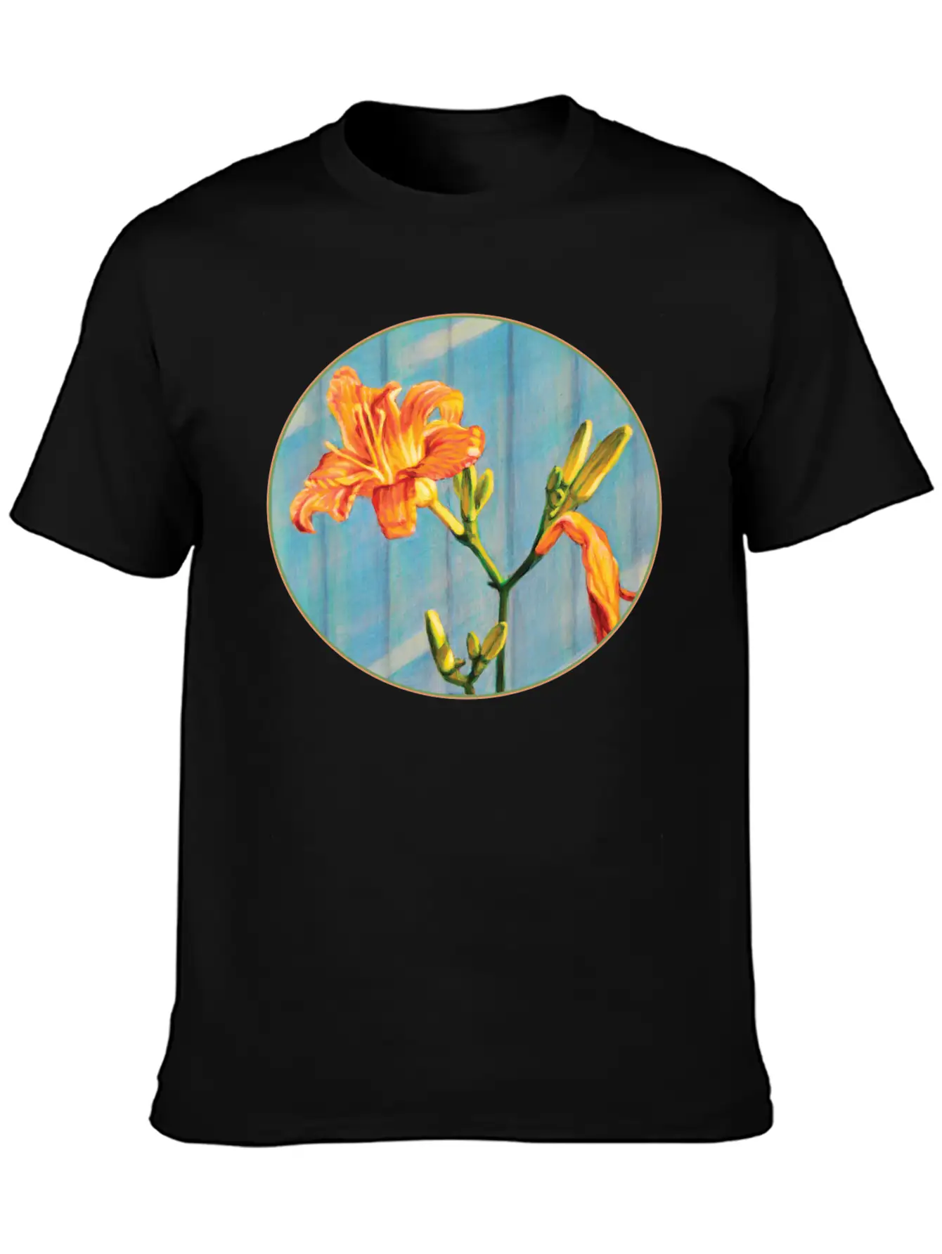 Day Lily Cycle Casual Graphic T-Shirt – Simple And Comfortable Daily Wear