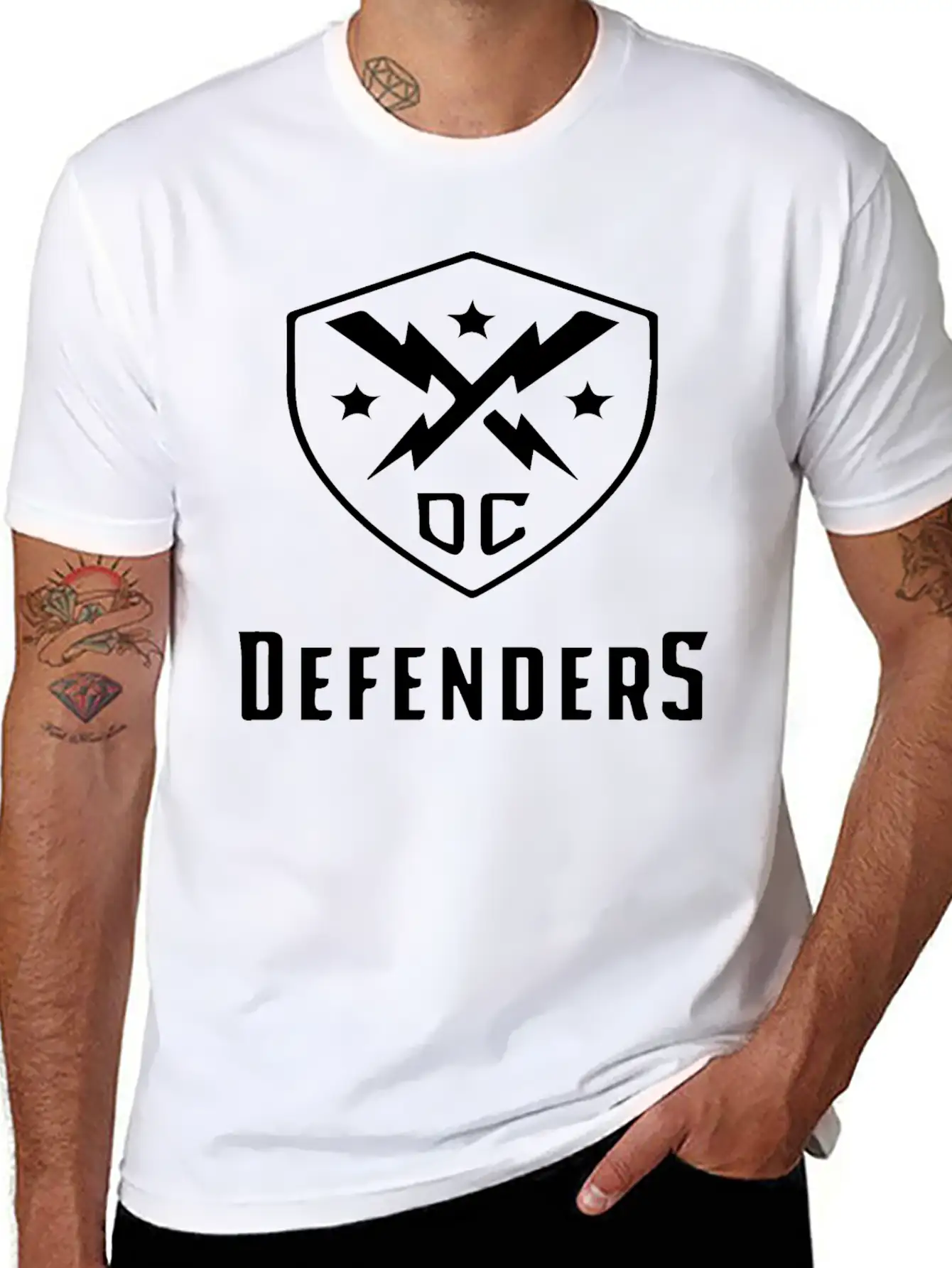 Dc Defenders Stylish Everyday T-Shirt – Unisex Basic Cotton Tee