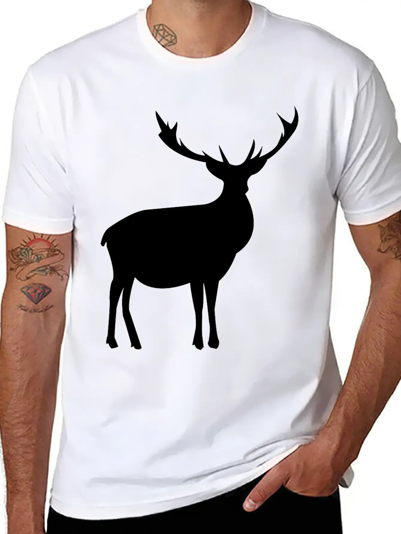 Deer 1 Stylish Everyday T-Shirt – Unisex Basic Cotton Tee