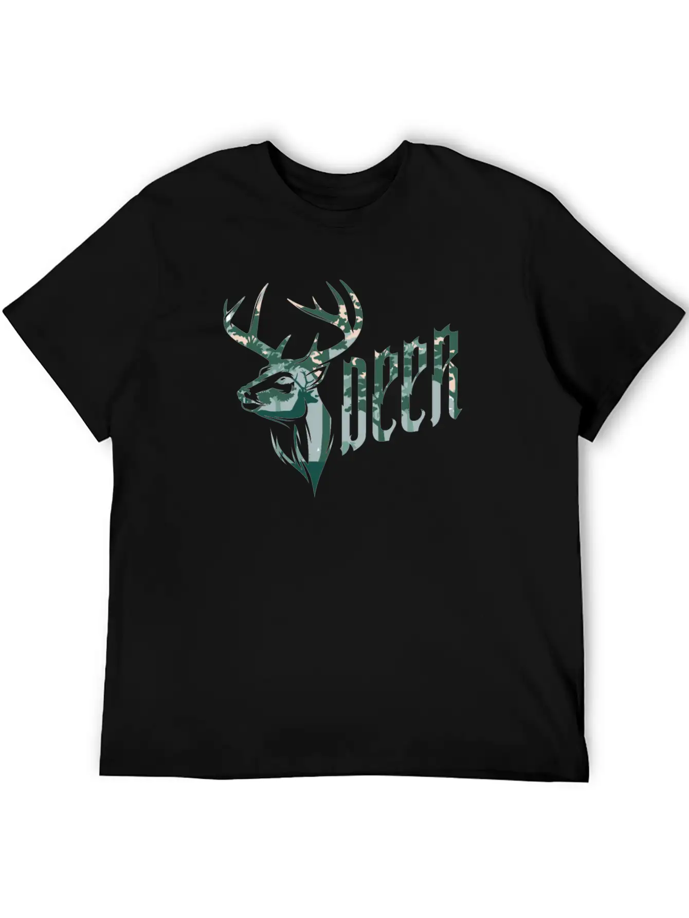 Deer Reindeer Basic Graphic T-Shirt – Daily Comfort In Soft Cotton