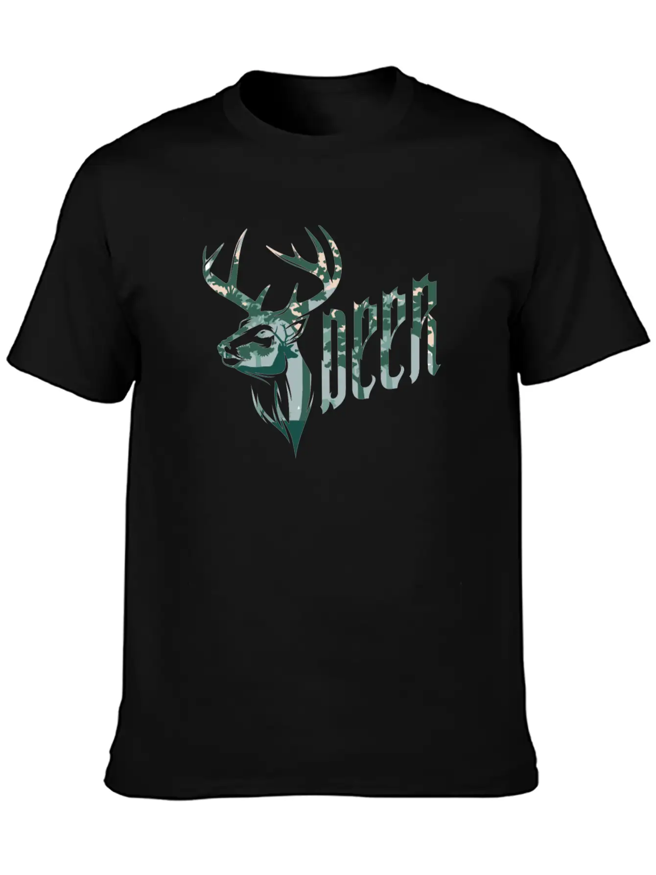 Deer Reindeer Basic Graphic T-Shirt – Daily Comfort In Soft Cotton