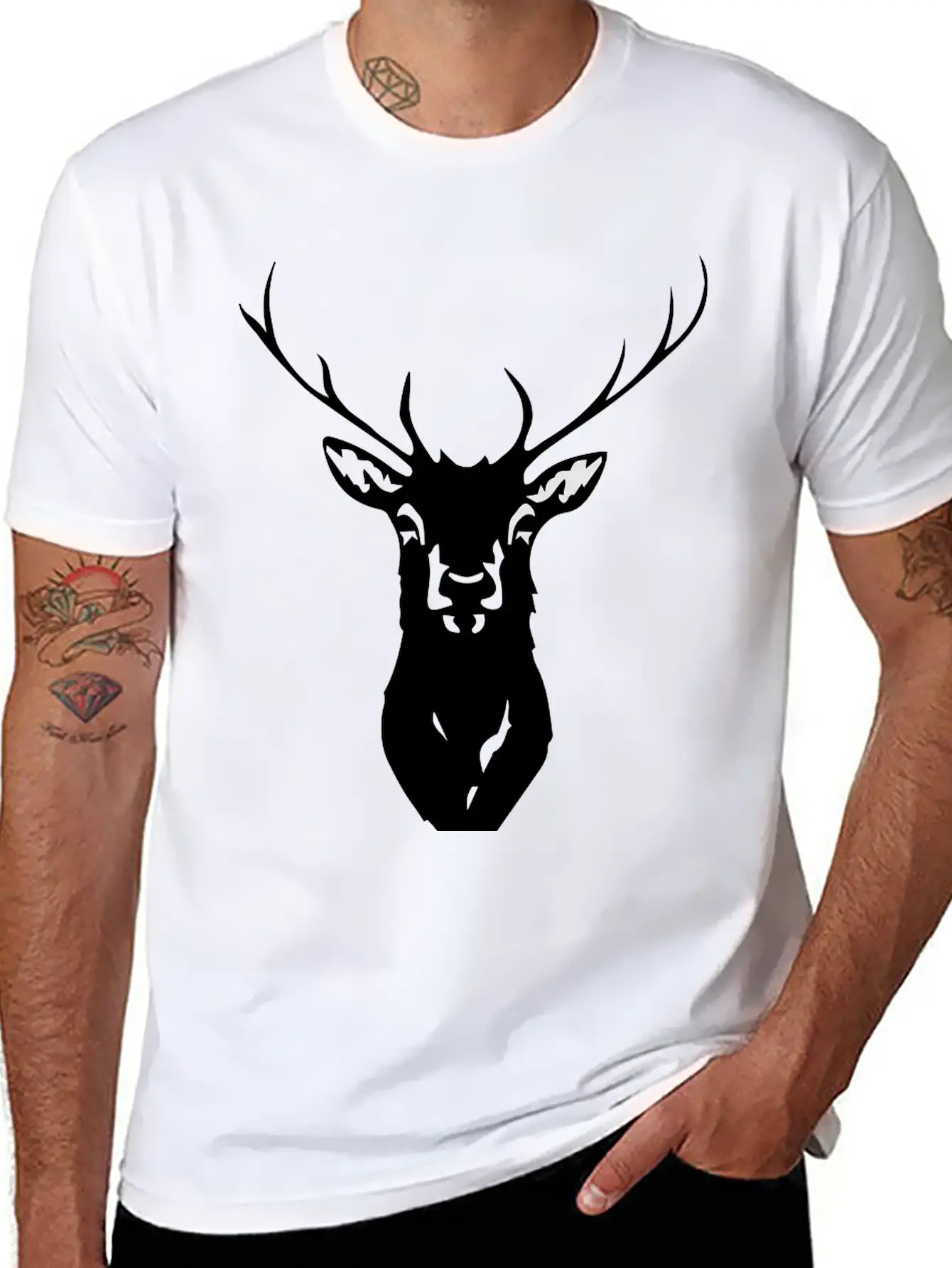 Deer Relaxed Everyday Tee – Lightweight And Durable Cotton