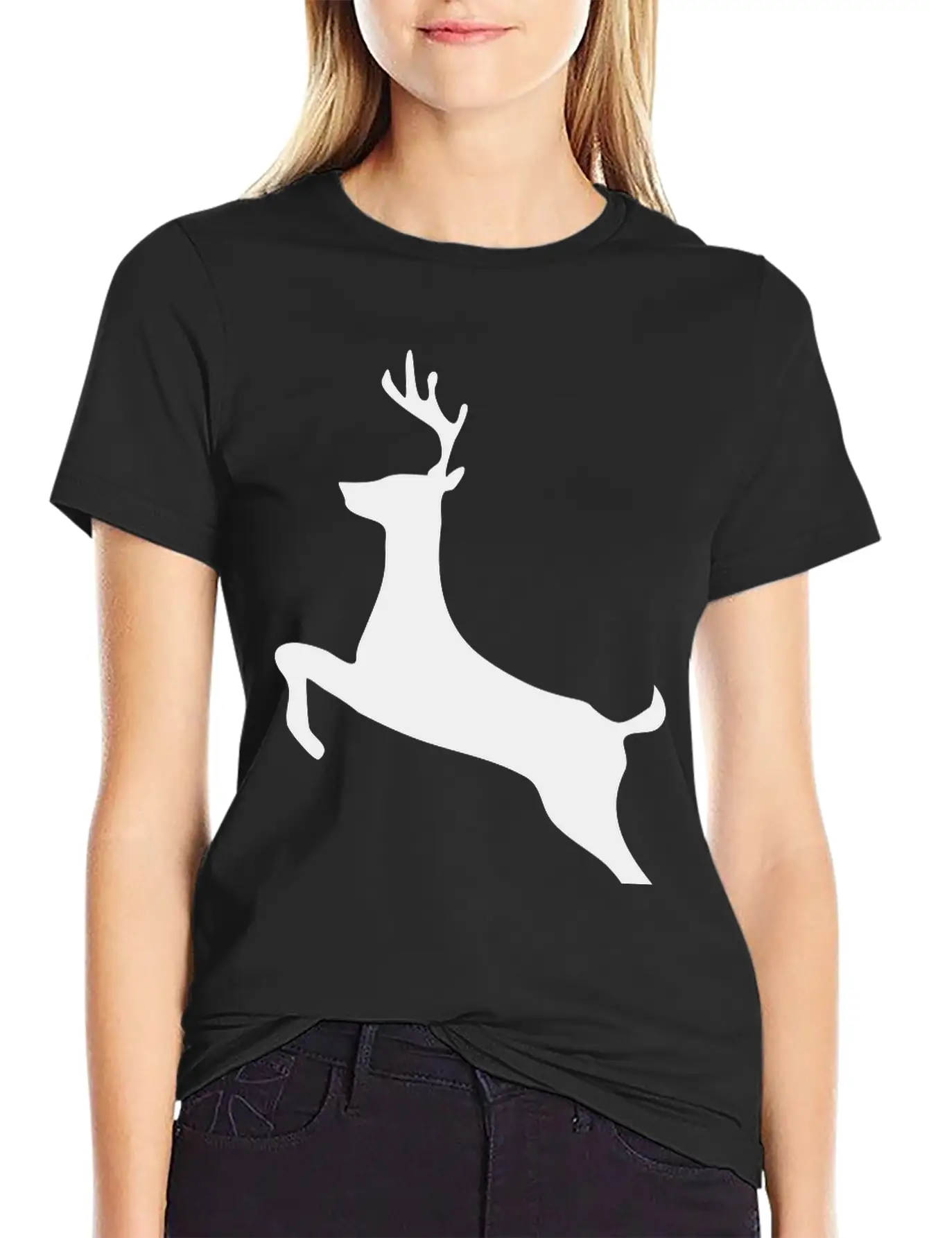 Deer Stylish Everyday T-Shirt – Unisex Basic Cotton Tee