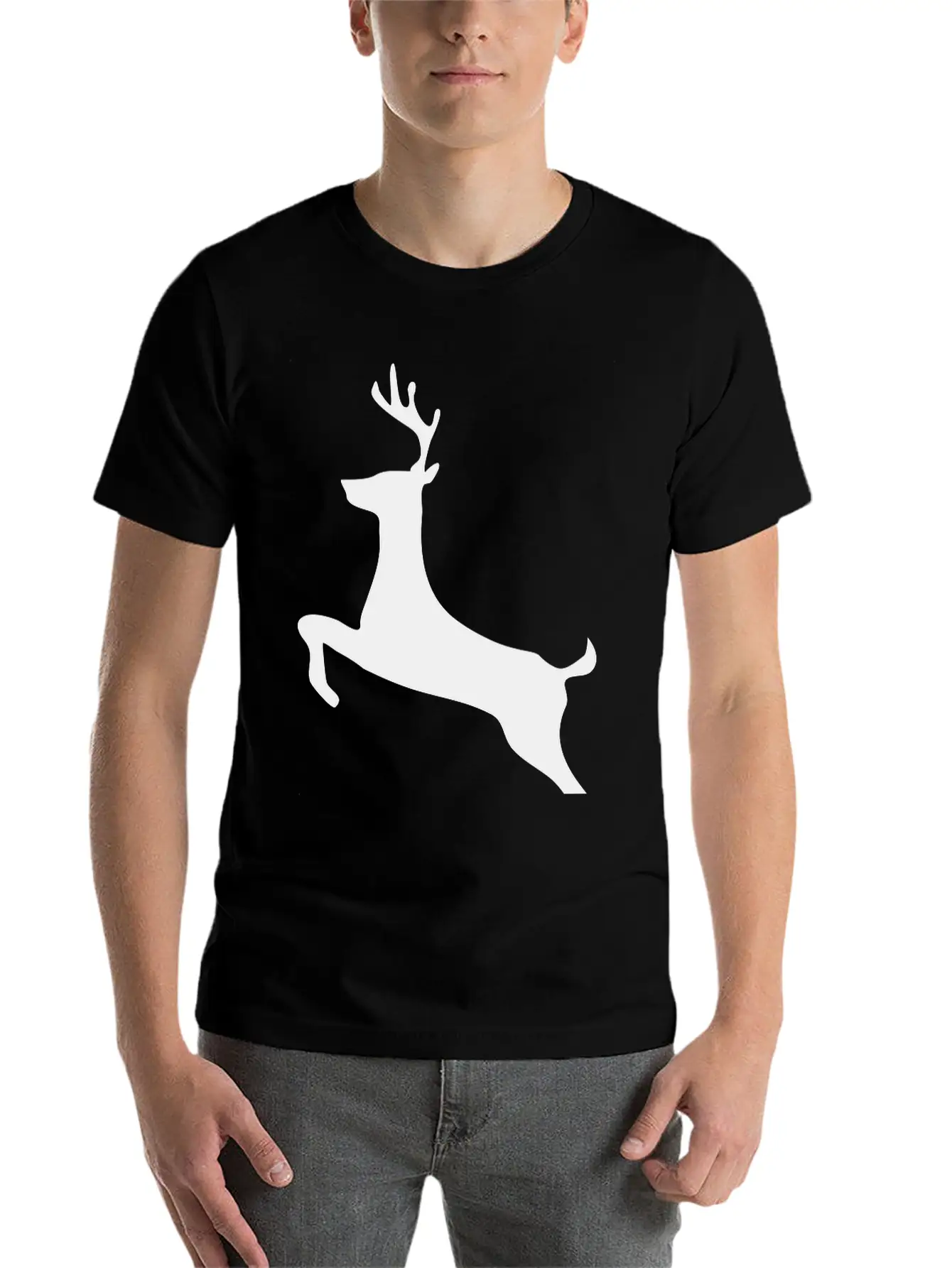Deer Stylish Everyday T-Shirt – Unisex Basic Cotton Tee