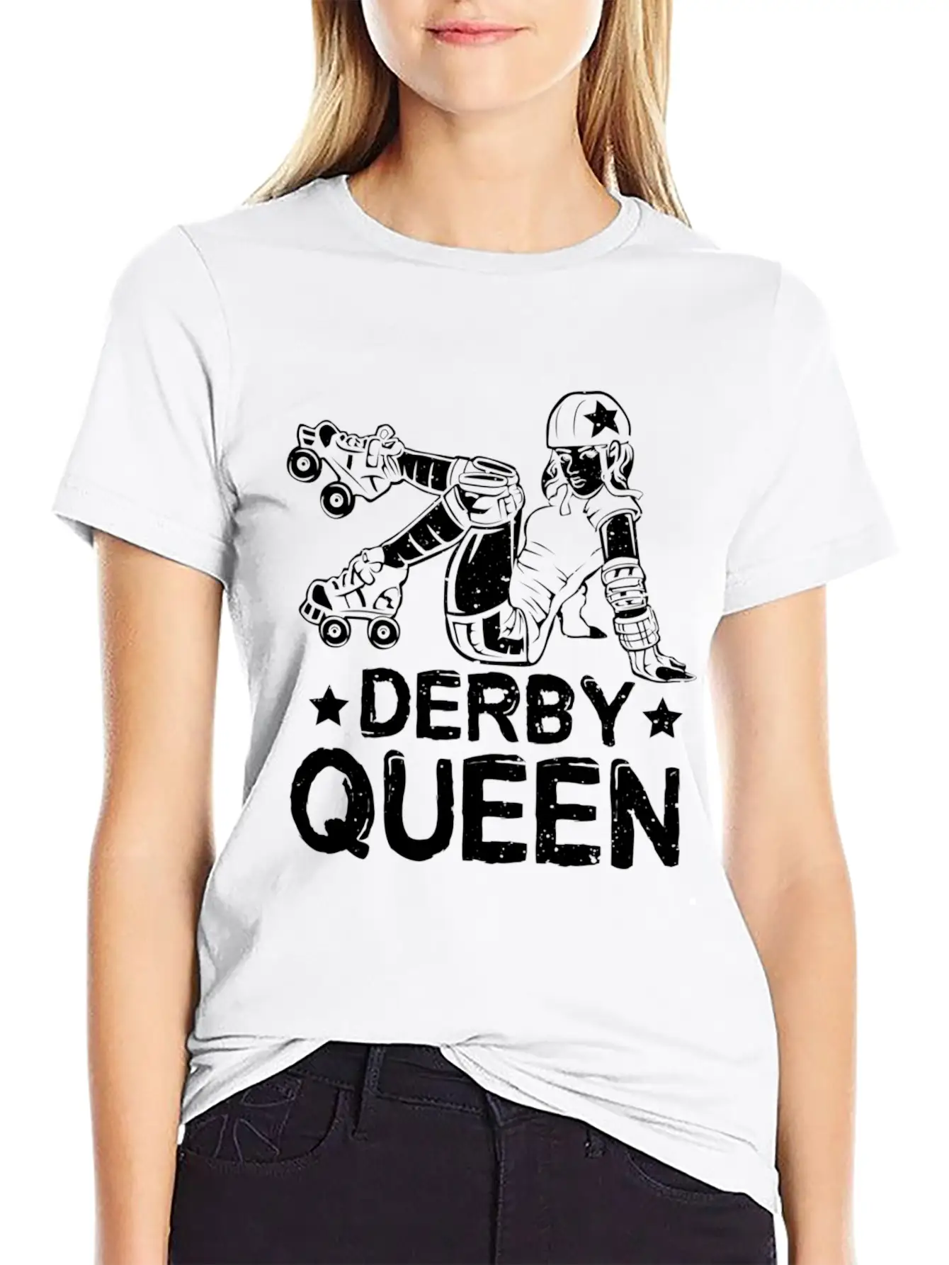 Derby Queen For A Basic Graphic T-Shirt – Daily Comfort In Soft Cotton