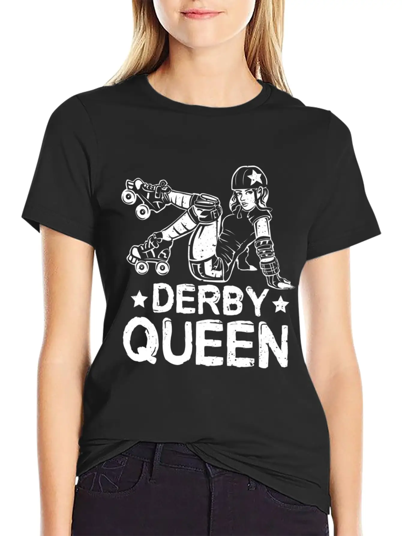 Derby Queen For A Basic Graphic T-Shirt – Daily Comfort In Soft Cotton