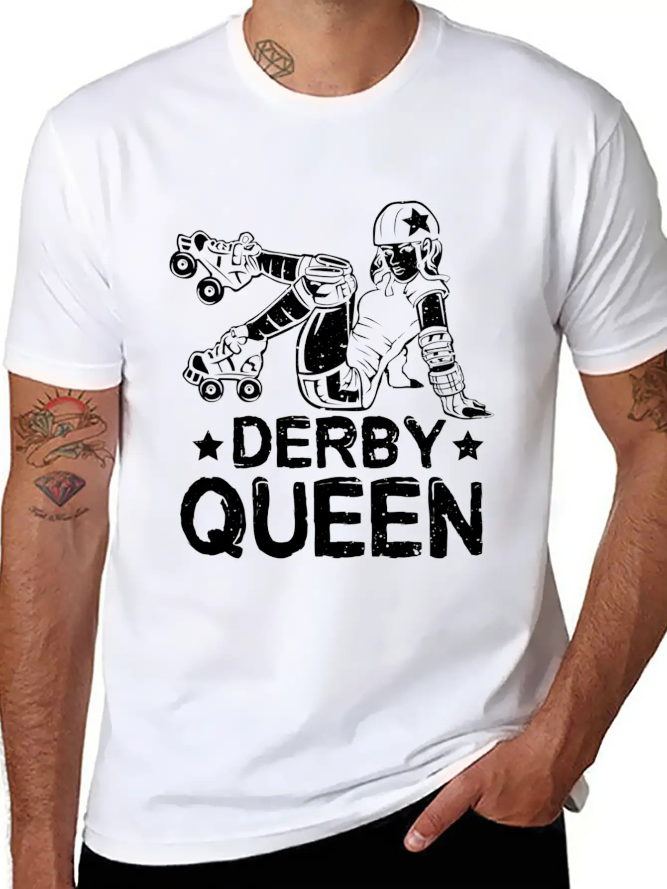 Derby Queen For A Basic Graphic T-Shirt – Daily Comfort In Soft Cotton