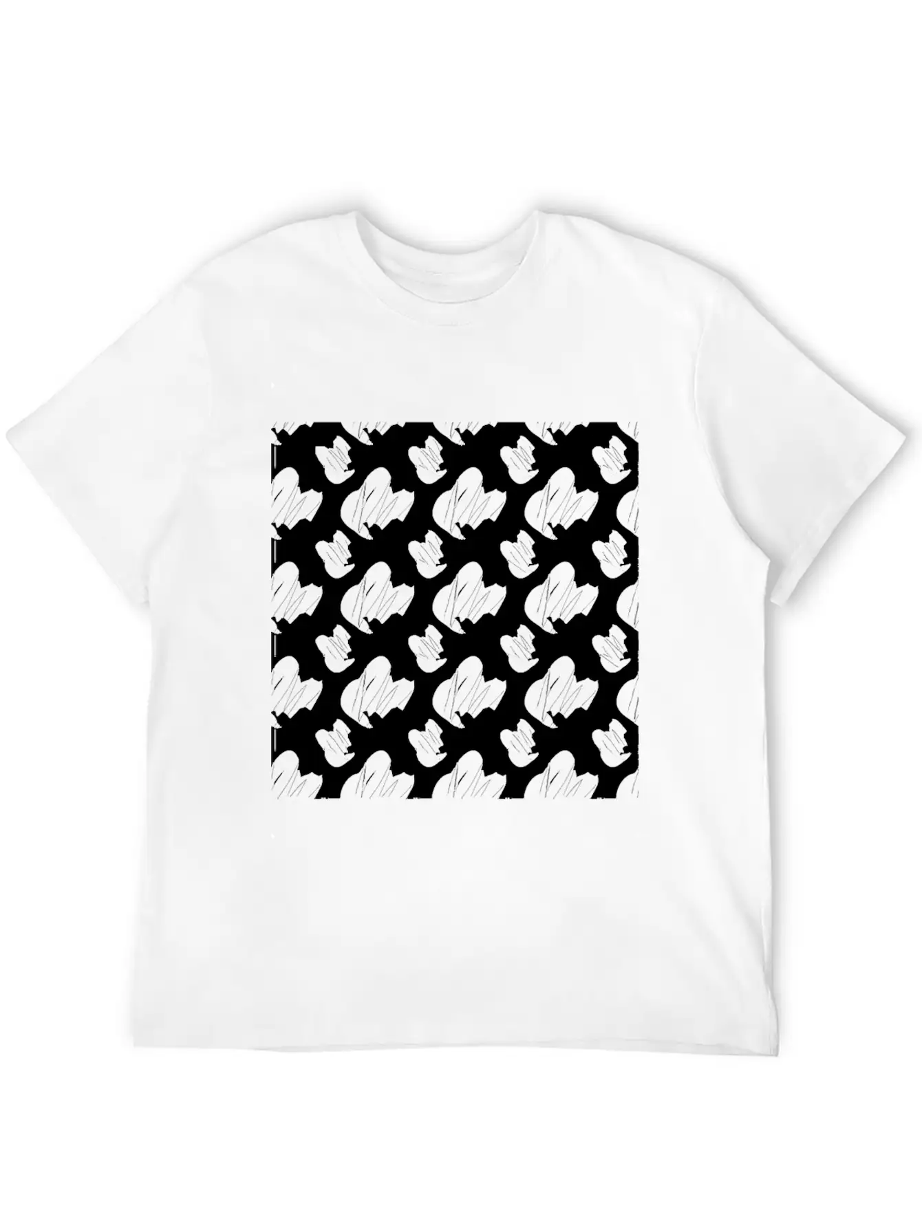 Design Ornament Modern Abstract Stylish Everyday T-Shirt – Unisex Basic Cotton Tee