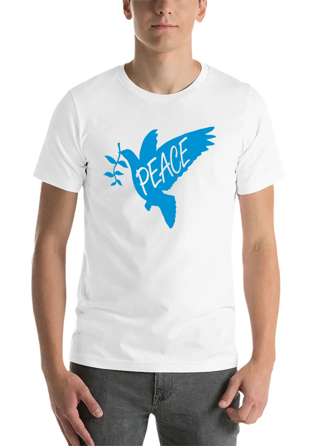 Design Peace Peace Stylish Everyday T-Shirt – Unisex Basic Cotton Tee