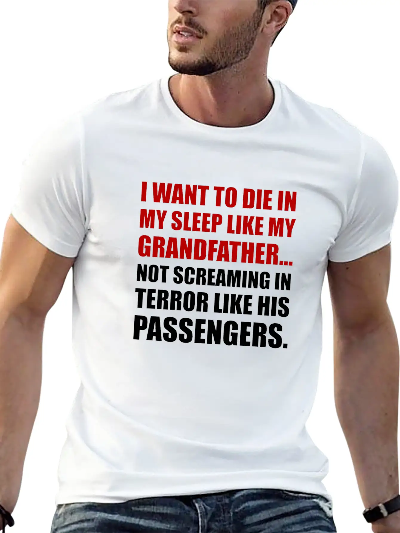 Die Sleep Grandfather Stylish Everyday T-Shirt – Unisex Basic Cotton Tee