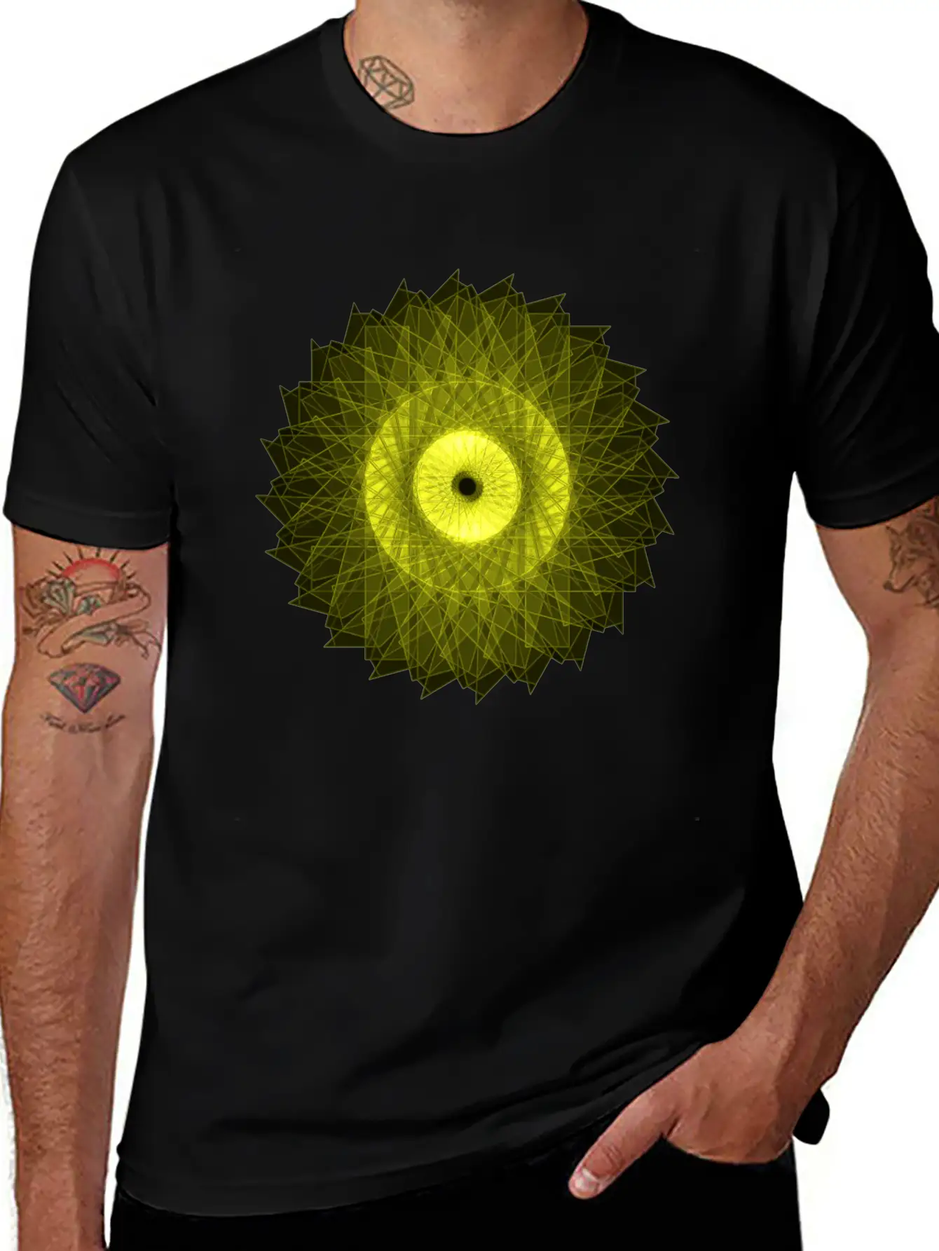 Digital Sun Unisex Casual T-Shirt – Clean Design For Daily Comfort