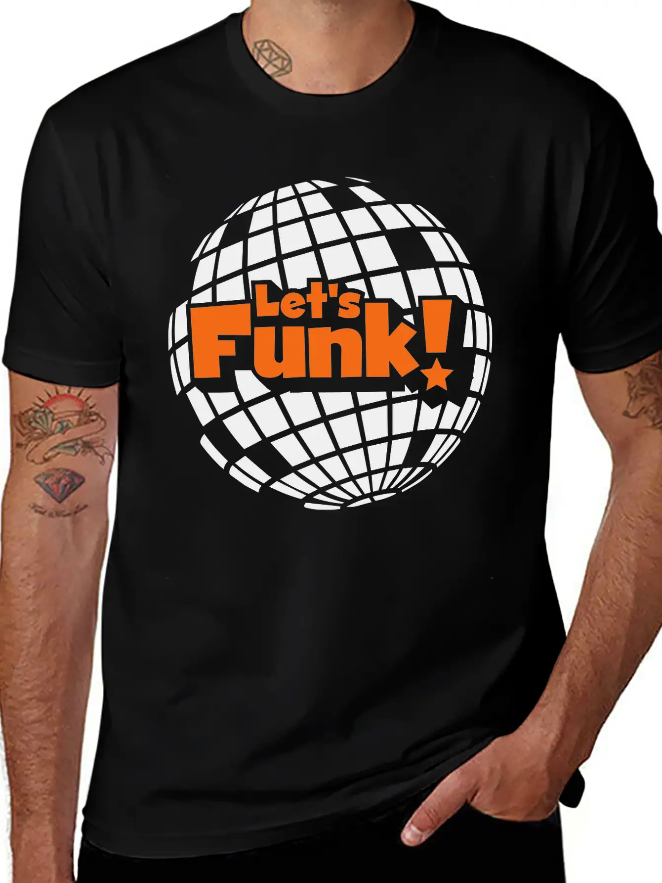 Disco Ball Stylish Everyday T-Shirt – Unisex Basic Cotton Tee