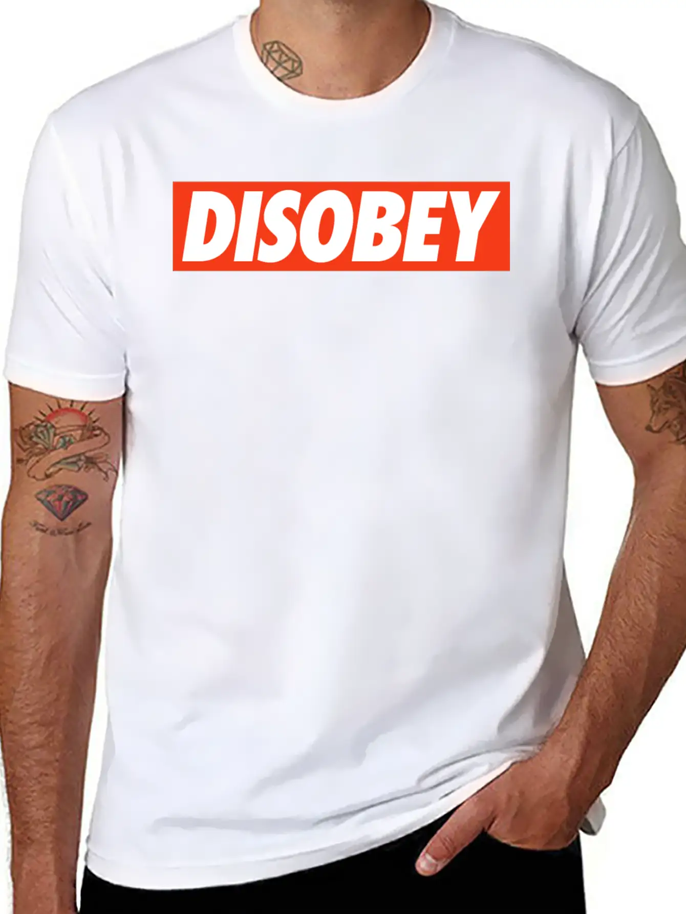 Disobey Stylish Everyday T-Shirt – Unisex Basic Cotton Tee