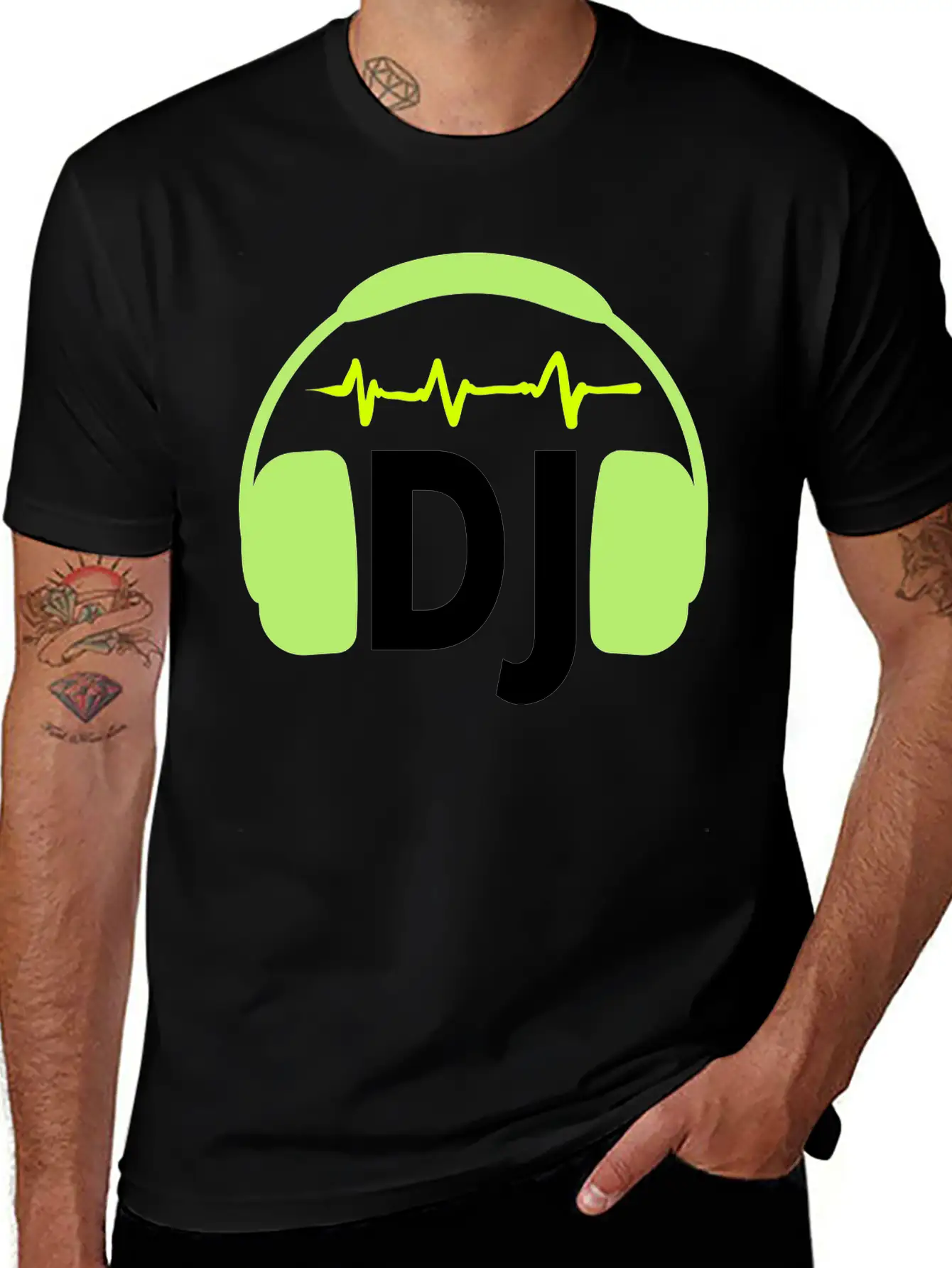 Dj Lightweight Cotton T-Shirt – Daily Comfort Graphic Shirt