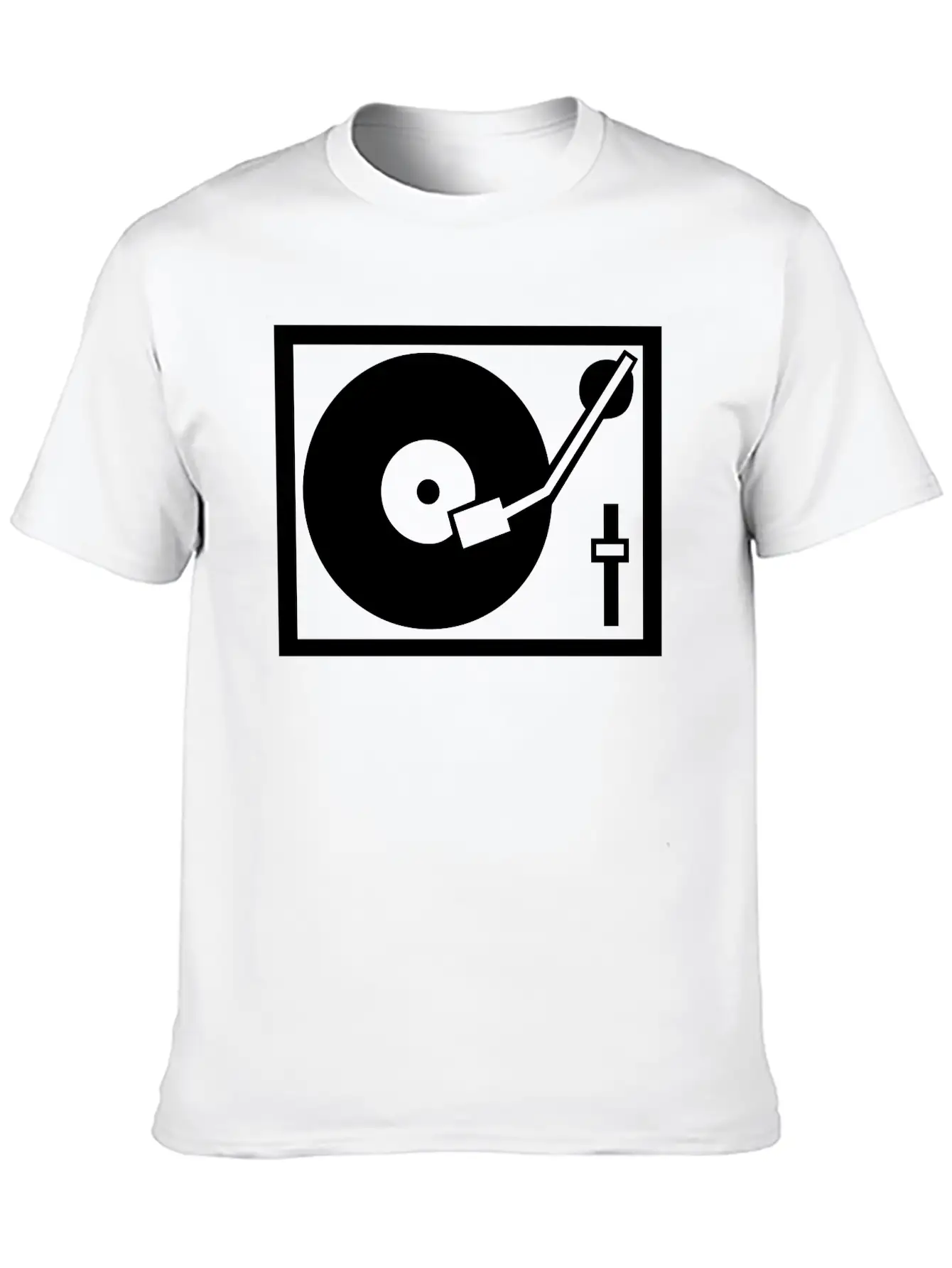 DJ - Turntable Stylish Everyday T-Shirt – Unisex Basic Cotton Tee