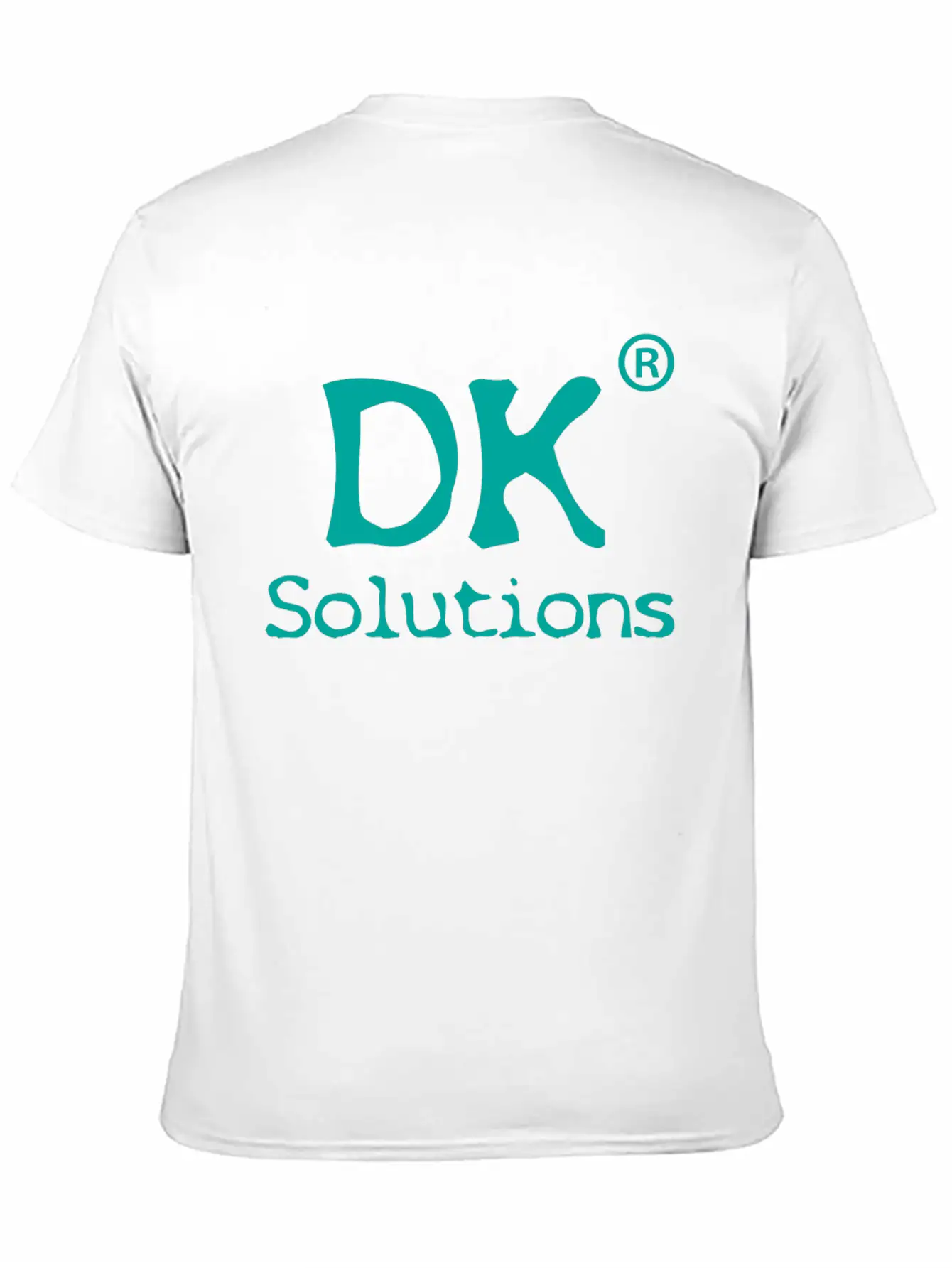 DK Solutions Logo Green Stylish Everyday T-Shirt – Unisex Basic Cotton Tee