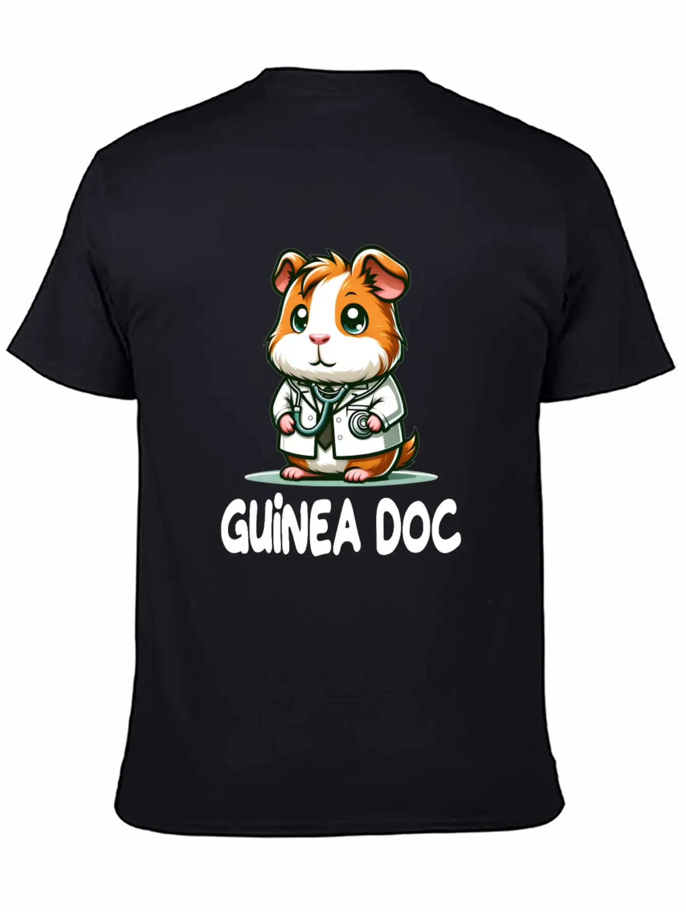 Doctor Guinea Pig Guinea Doc For A Doctor Guinea Basic Graphic T-Shirt – Daily Comfort In Soft Cotton