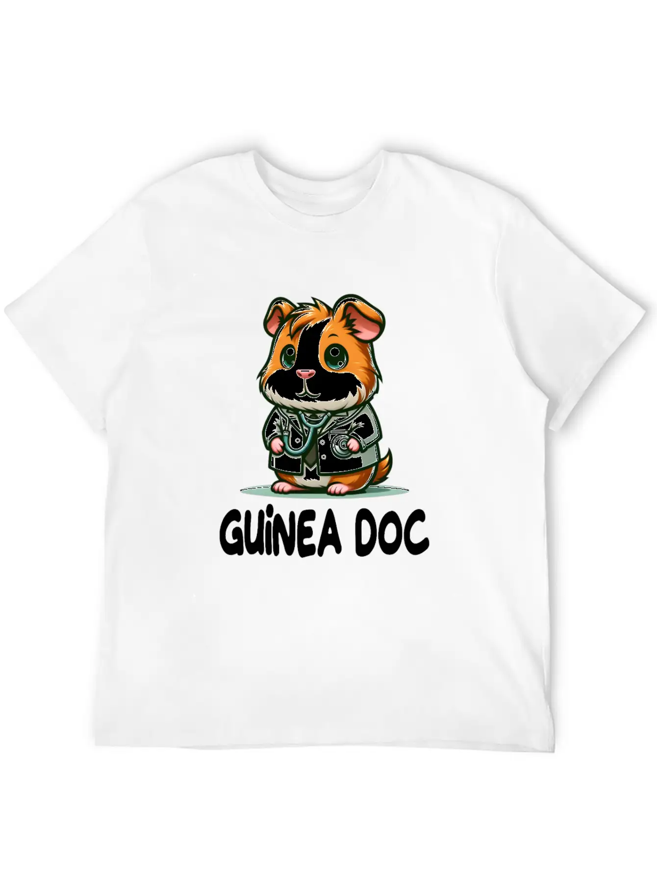 Doctor Guinea Pig Guinea Doc For A Doctor Guinea Basic Graphic T-Shirt – Daily Comfort In Soft Cotton