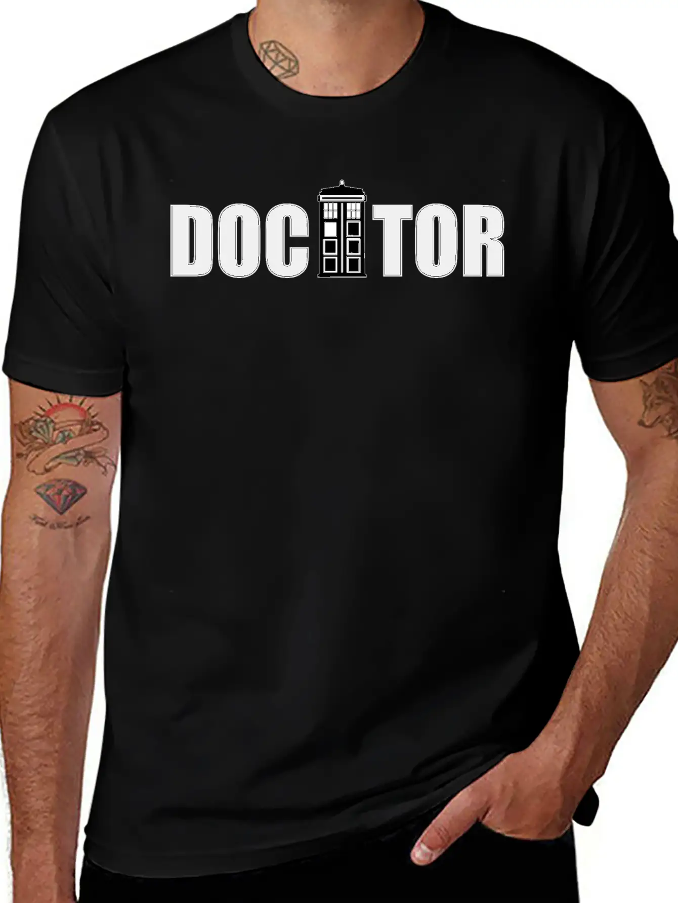 DOCTOR WHO Stylish Everyday T-Shirt – Unisex Basic Cotton Tee