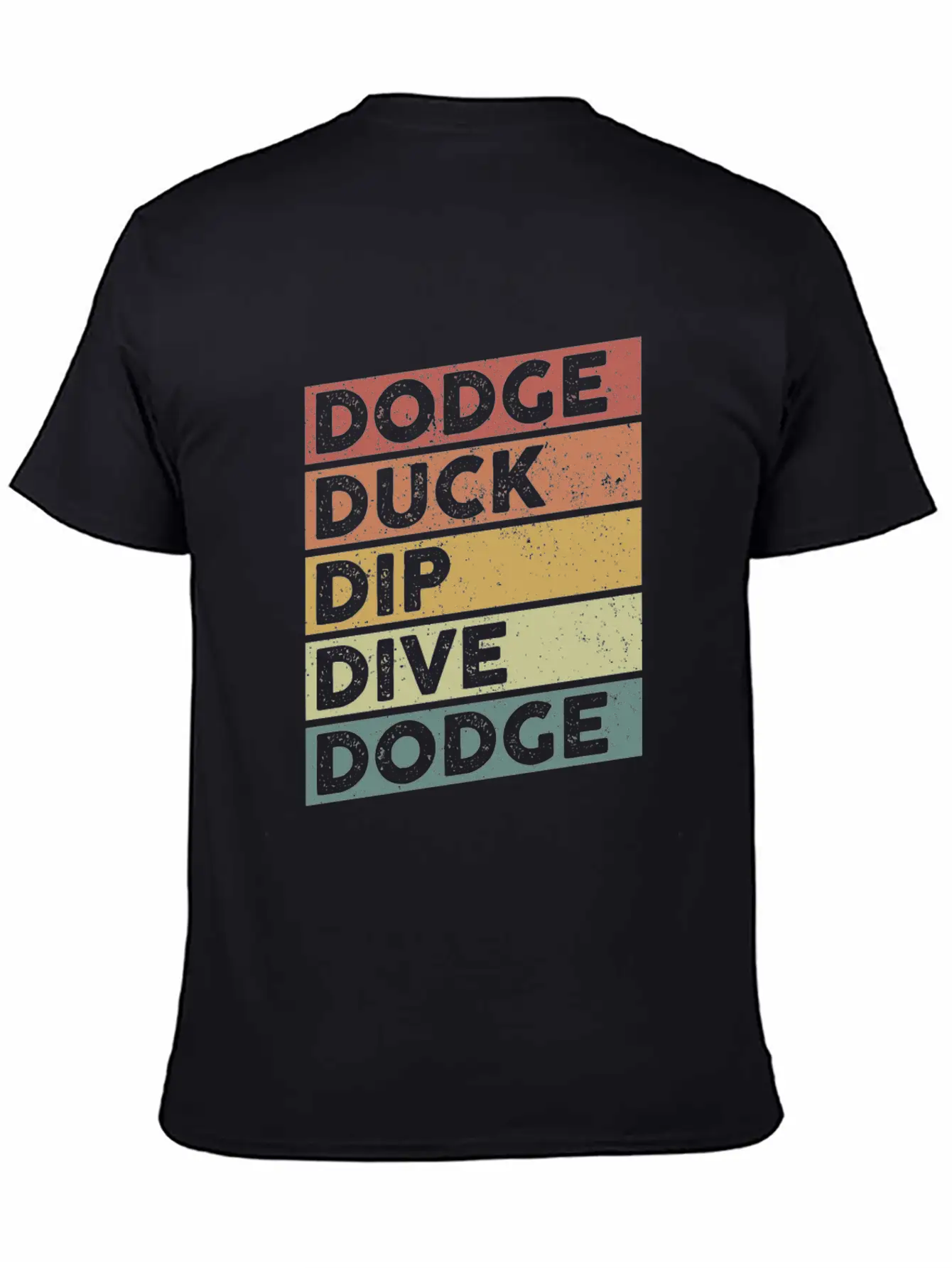 Dodge Duck Dip Dive Dodge Funny Dodgeball Design Stylish Everyday T-Shirt – Unisex Basic Cotton Tee