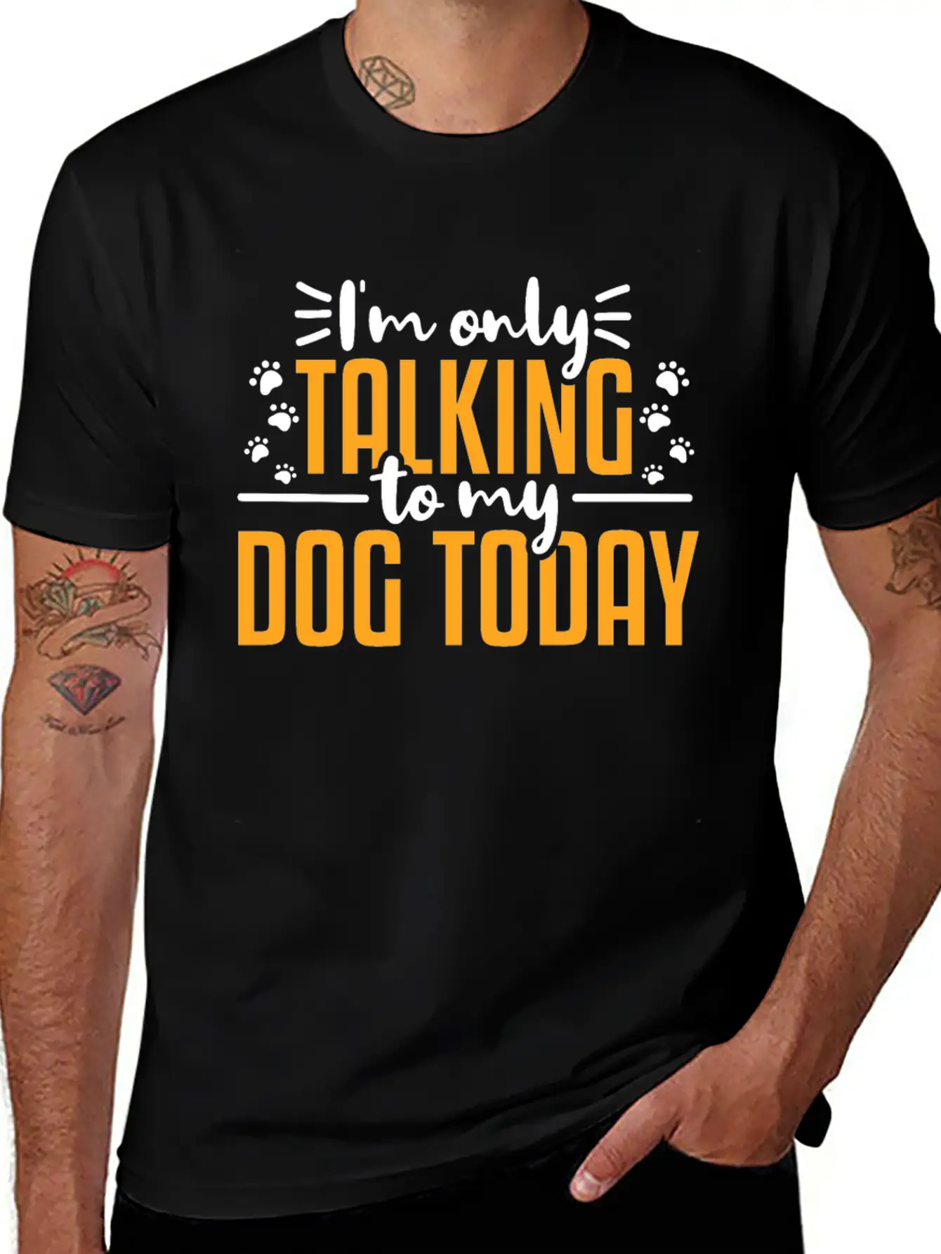 Dog Dog Mom Dog Dad Introvert Stylish Everyday T-Shirt – Unisex Basic Cotton Tee