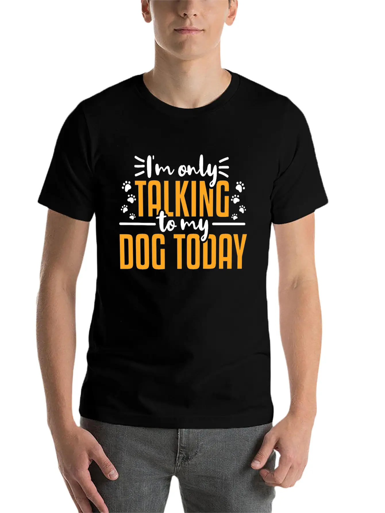 Dog Dog Mom Dog Dad Introvert Stylish Everyday T-Shirt – Unisex Basic Cotton Tee