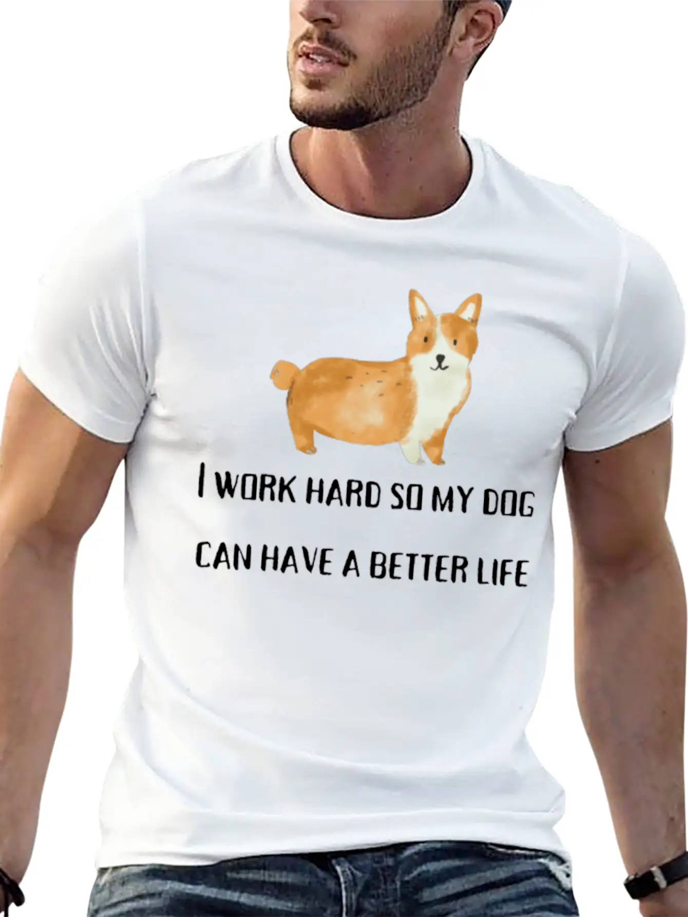 Dog Lover Stylish Everyday T-Shirt – Unisex Basic Cotton Tee