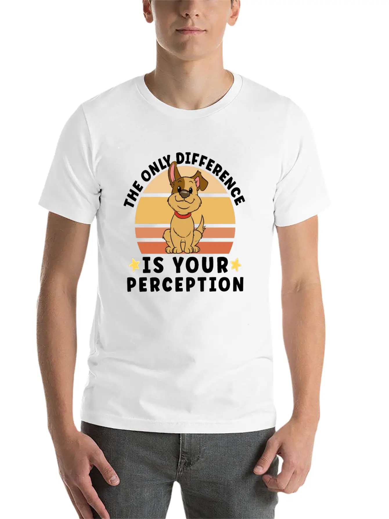 DOG RESCUE ANIMAL RIGHTS RESCUE DOG ADOPTION Stylish Everyday T-Shirt – Unisex Basic Cotton Tee