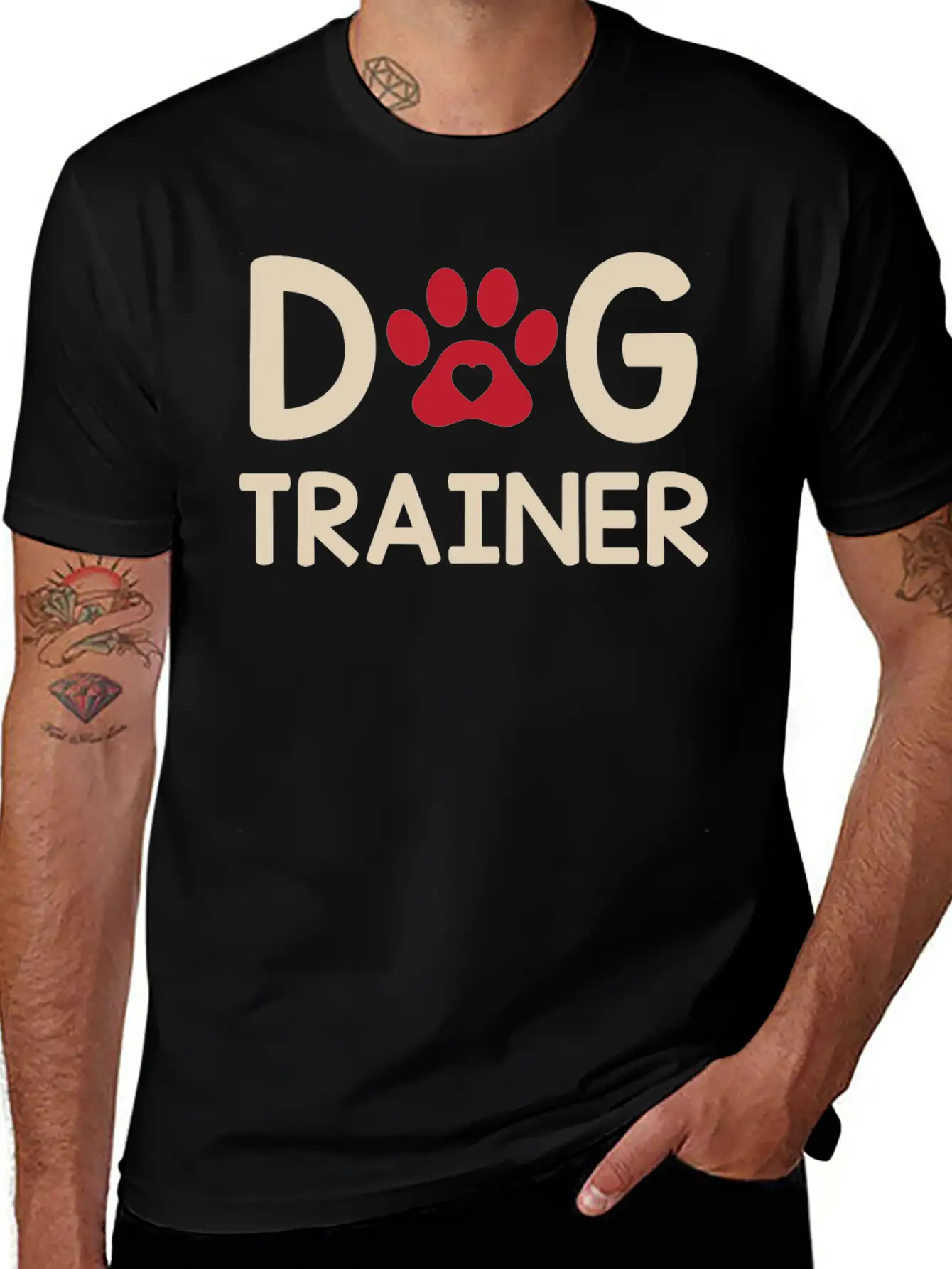 Dog Trainer Basic Graphic T-Shirt – Daily Comfort In Soft Cotton
