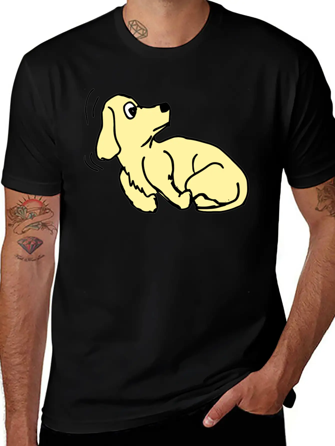 Dog215 Casual Graphic T-Shirt – Simple And Comfortable Daily Wear