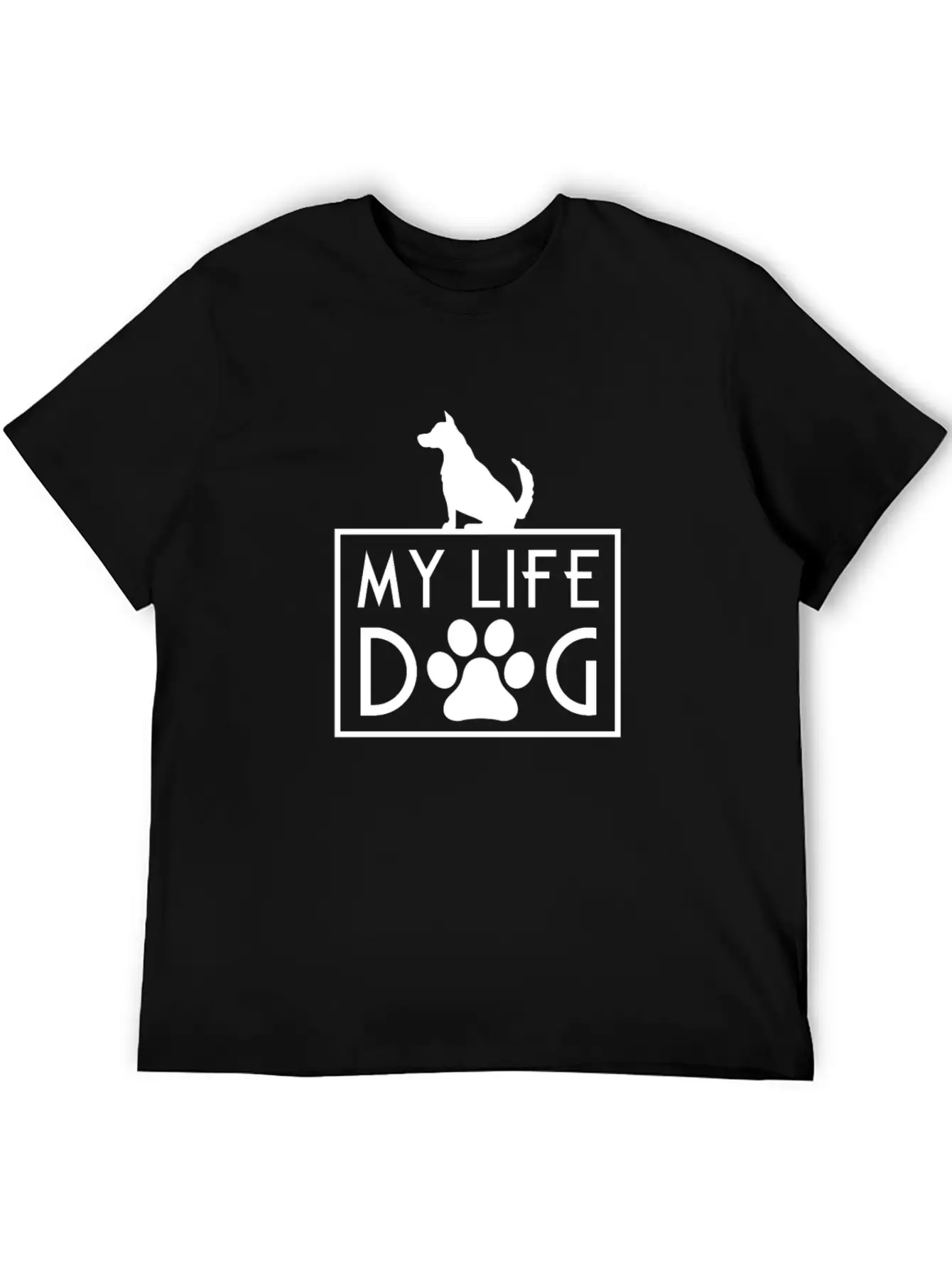 Dogs Are My Life Breathable Graphic T-Shirt – Perfect For Casual Days