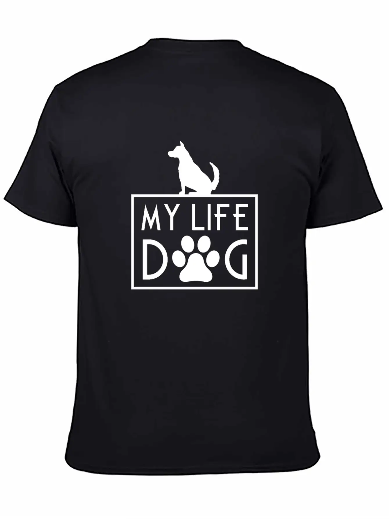 Dogs Are My Life Breathable Graphic T-Shirt – Perfect For Casual Days