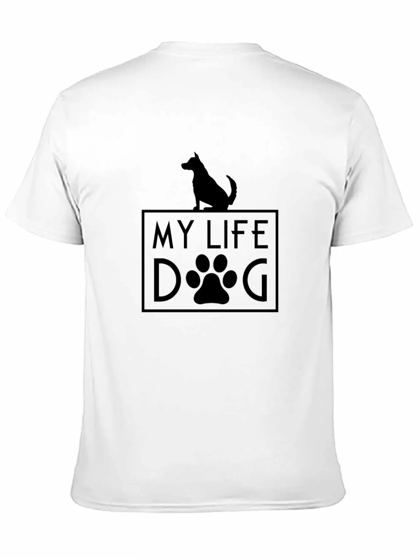Dogs Are My Life Breathable Graphic T-Shirt – Perfect For Casual Days