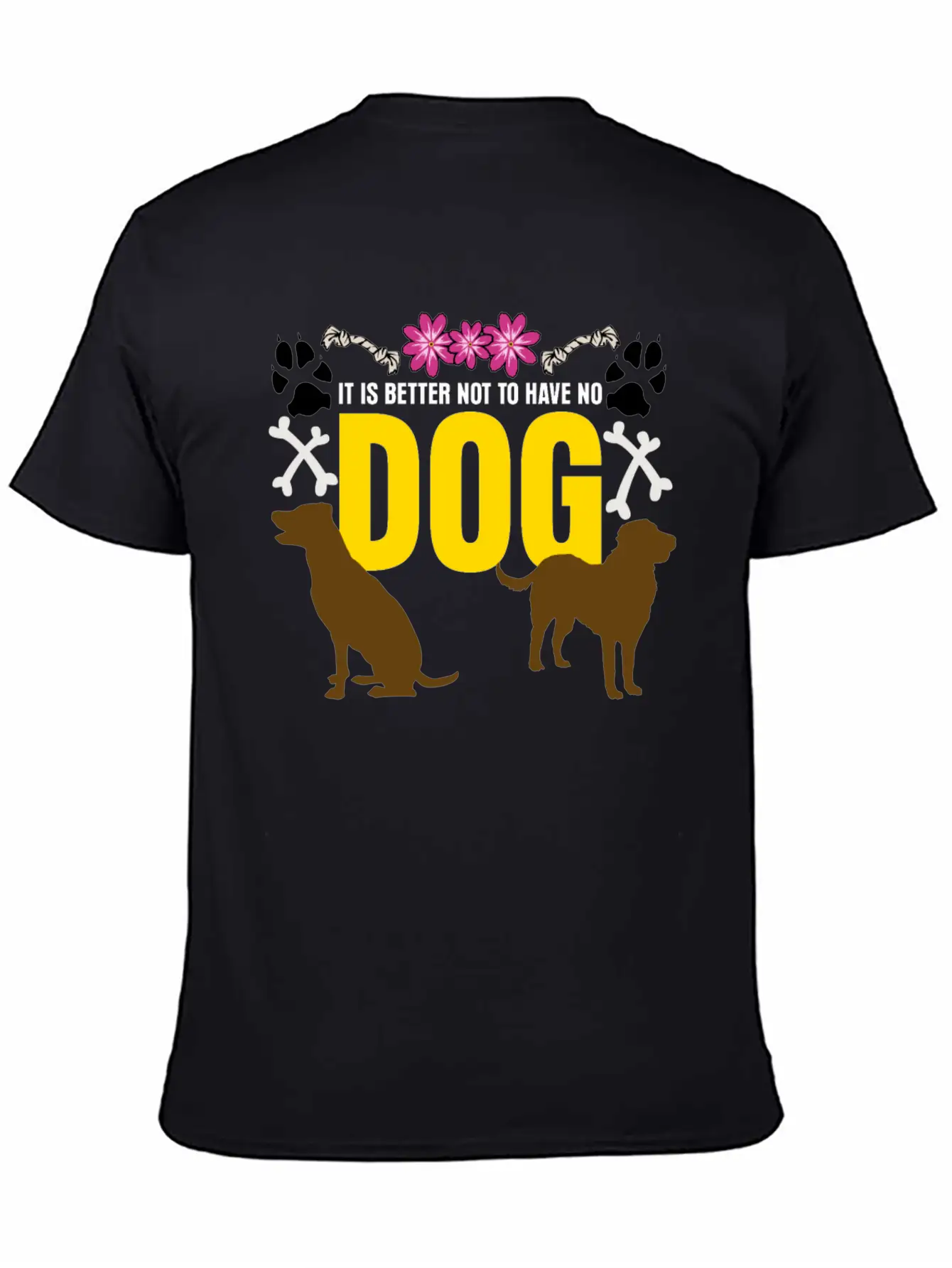 Dogs Dog Basic Graphic T-Shirt – Daily Comfort In Soft Cotton