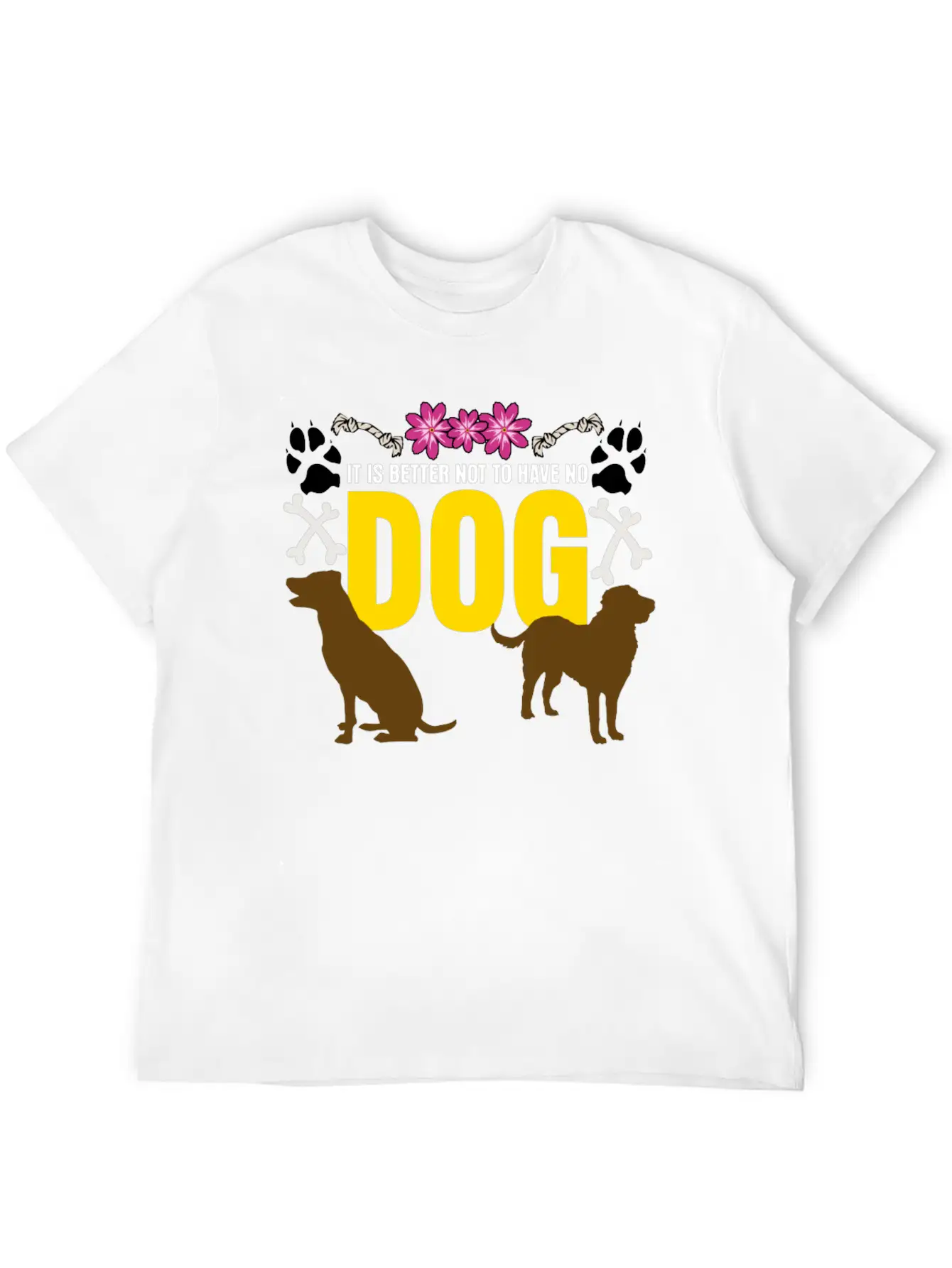 Dogs Dog Basic Graphic T-Shirt – Daily Comfort In Soft Cotton