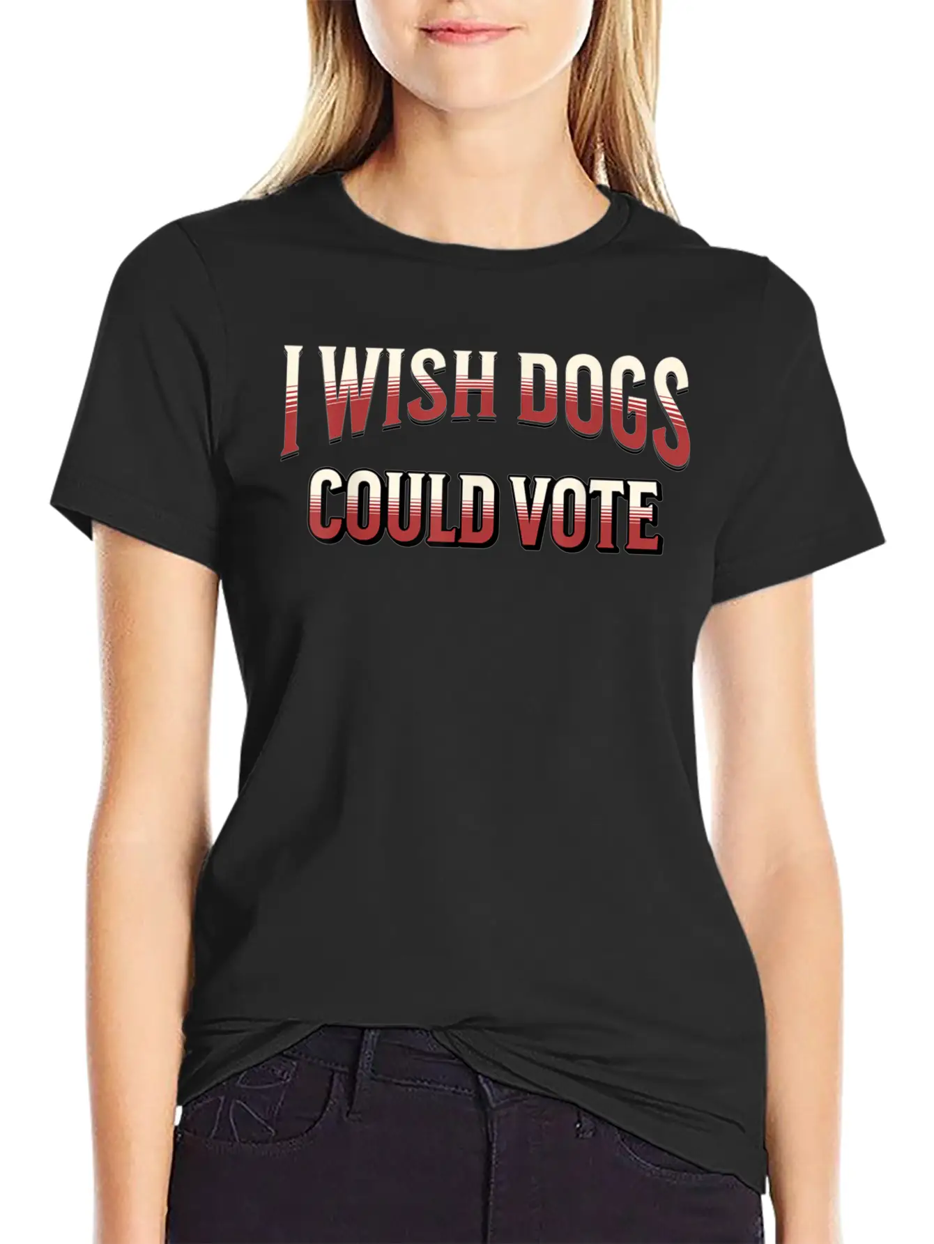 Dogs Vote Politics President Election Basic Graphic T-Shirt – Daily Comfort In Soft Cotton