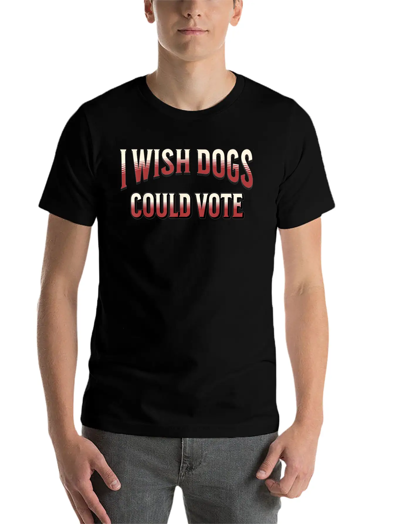Dogs Vote Politics President Election Basic Graphic T-Shirt – Daily Comfort In Soft Cotton