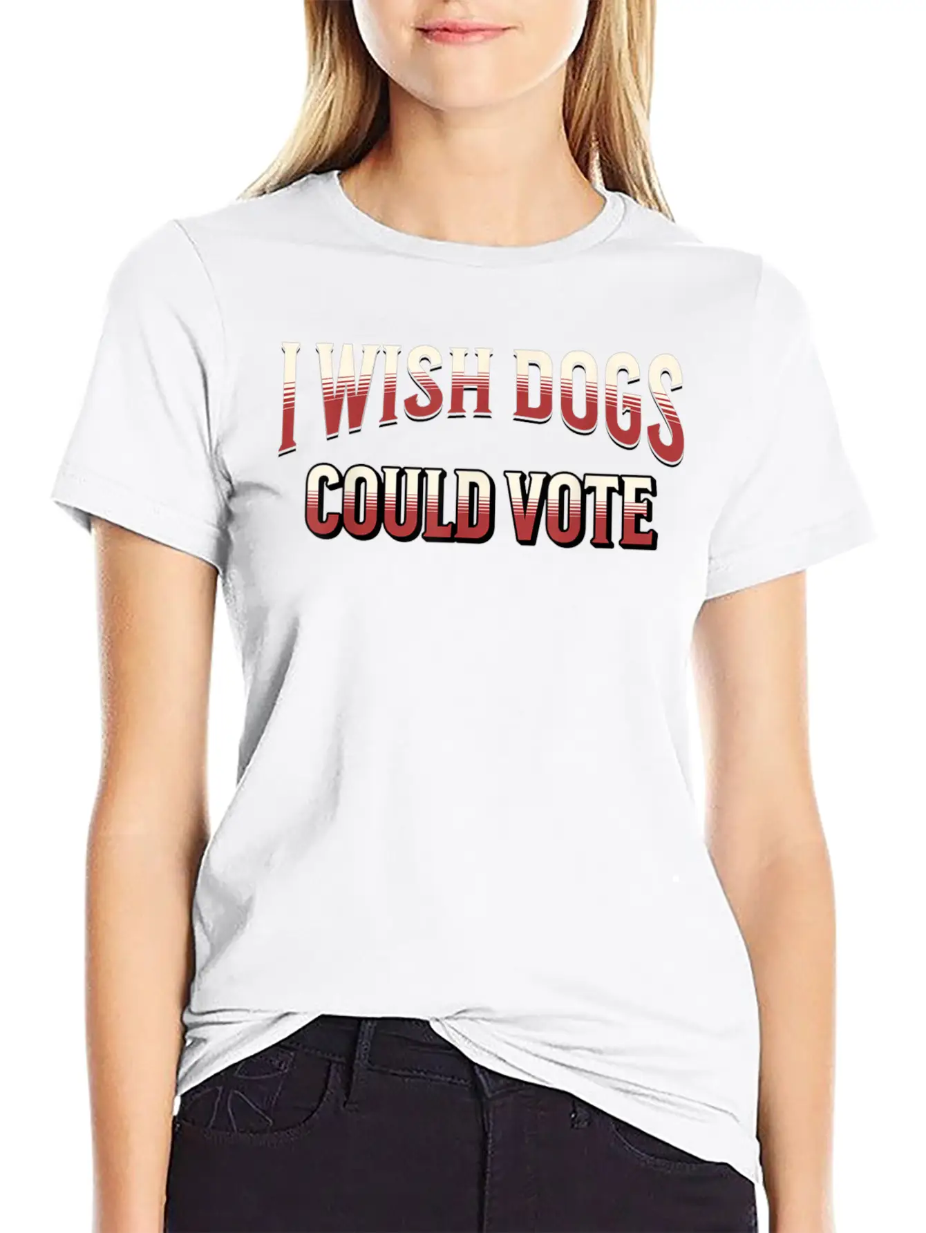 Dogs Vote Politics President Election Basic Graphic T-Shirt – Daily Comfort In Soft Cotton