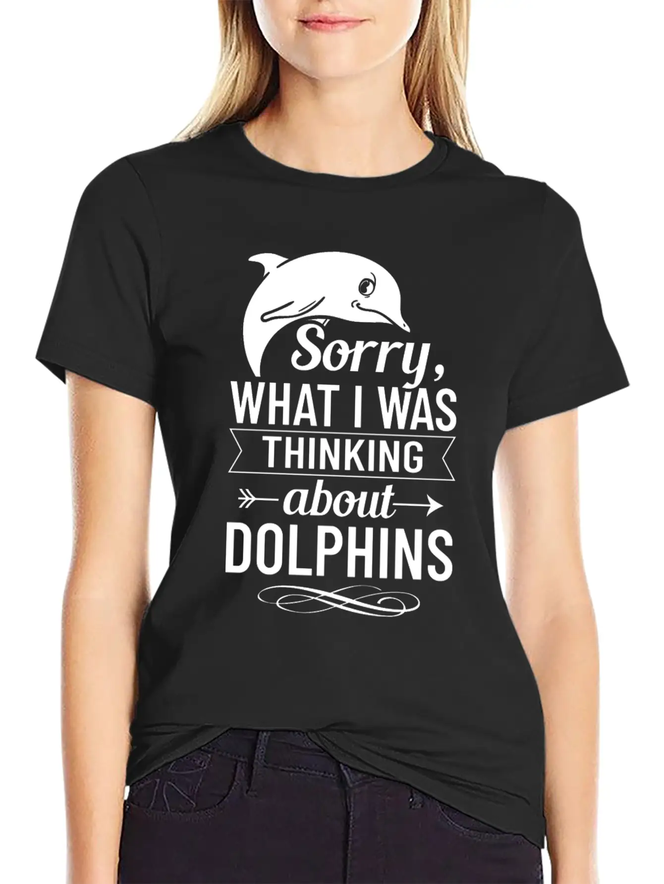 Dolphin Trainer Animal Lover Funny Cute Stylish Everyday T-Shirt – Unisex Basic Cotton Tee