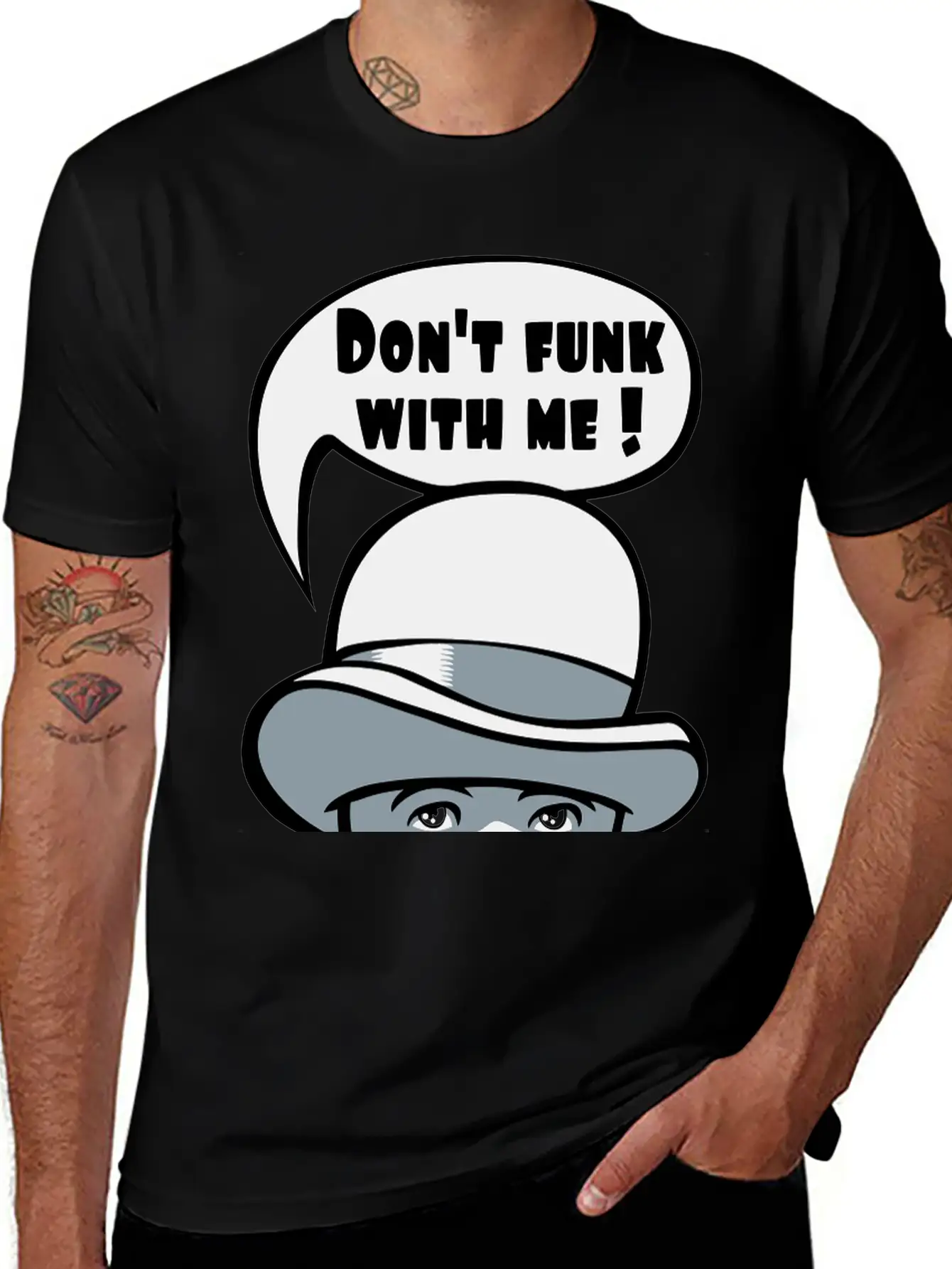 Don't Funk Basic Graphic T-Shirt – Daily Comfort In Soft Cotton