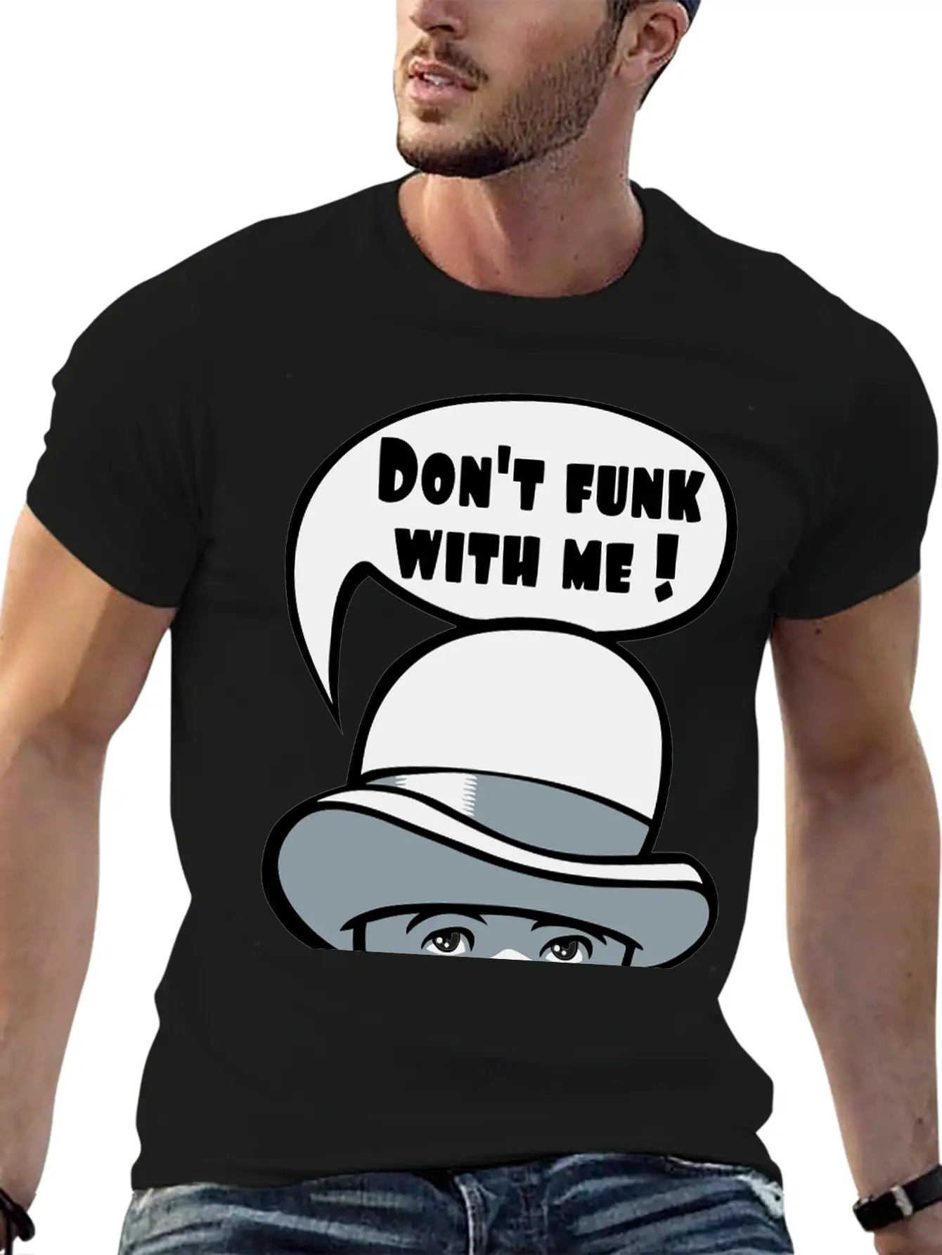 Don't Funk Basic Graphic T-Shirt – Daily Comfort In Soft Cotton