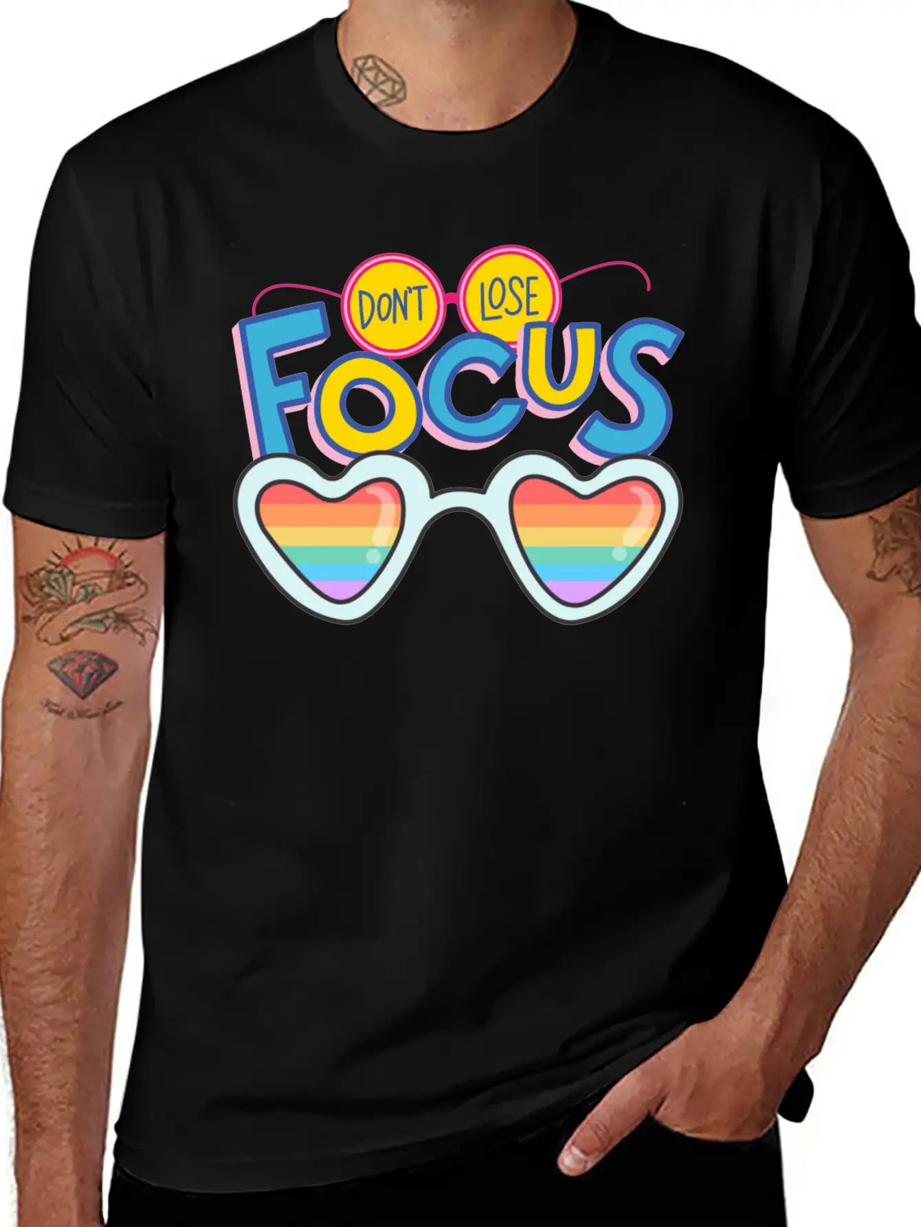 Don't Lose Focus Stylish Everyday T-Shirt – Unisex Basic Cotton Tee