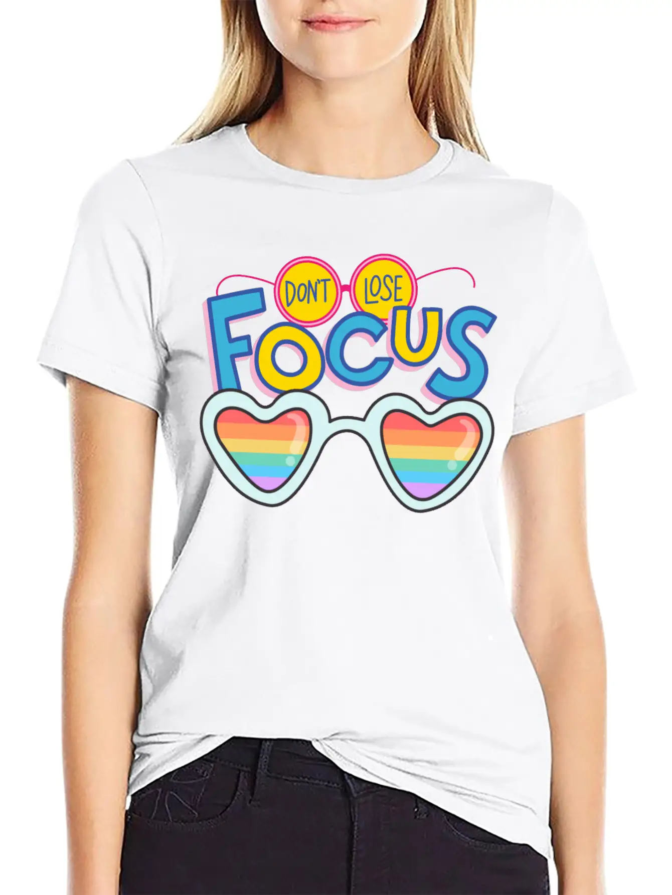 Don't Lose Focus Stylish Everyday T-Shirt – Unisex Basic Cotton Tee