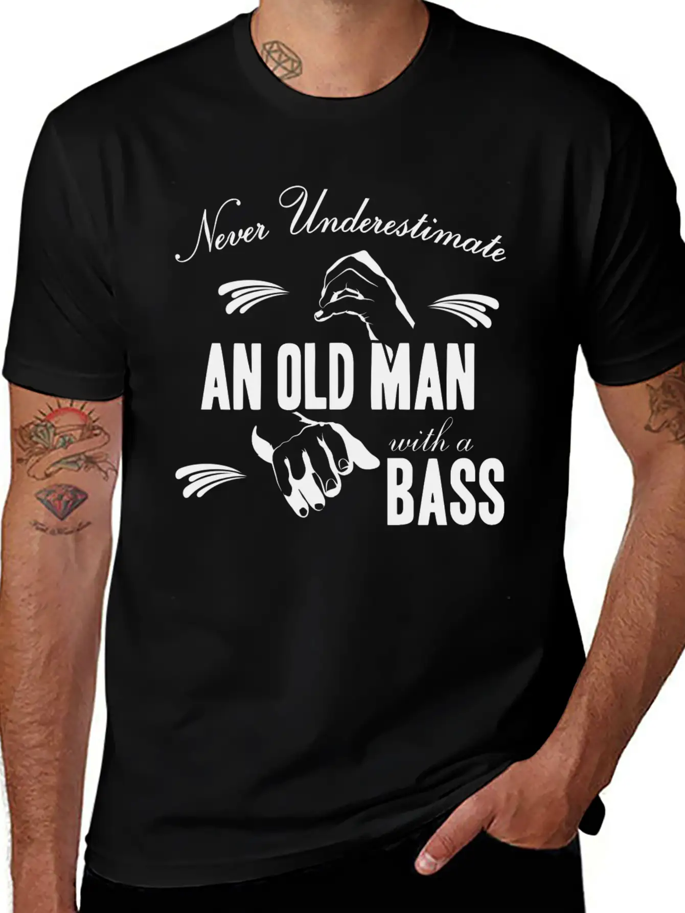 Double Bass Stylish Everyday T-Shirt – Unisex Basic Cotton Tee