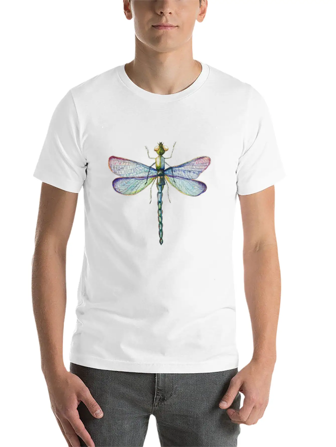 Dragonfly Stylish Everyday T-Shirt – Unisex Basic Cotton Tee