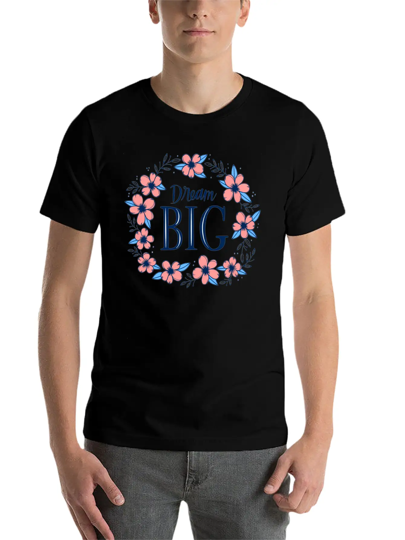 Dream Big Unisex Cotton Tee – Relaxed Fit For Any Occasion